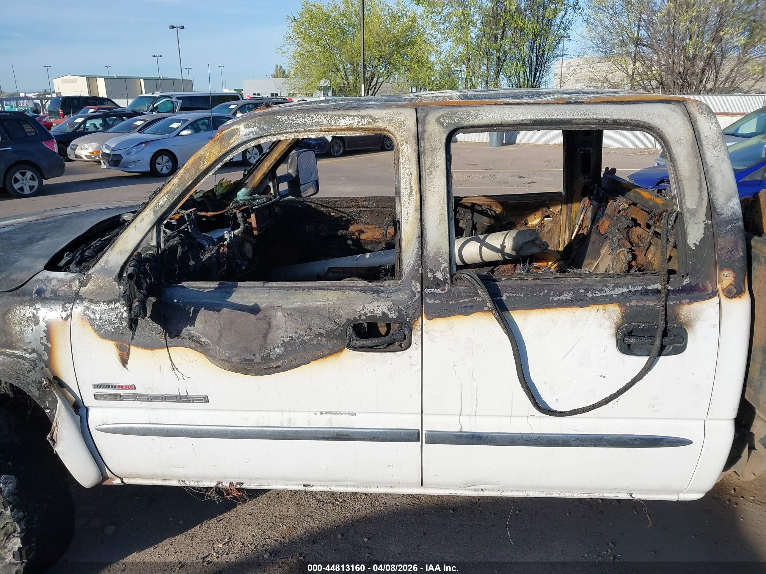 2004 Gmc Sierra 2500hd Sle White vin: 1GTHK23264F240730