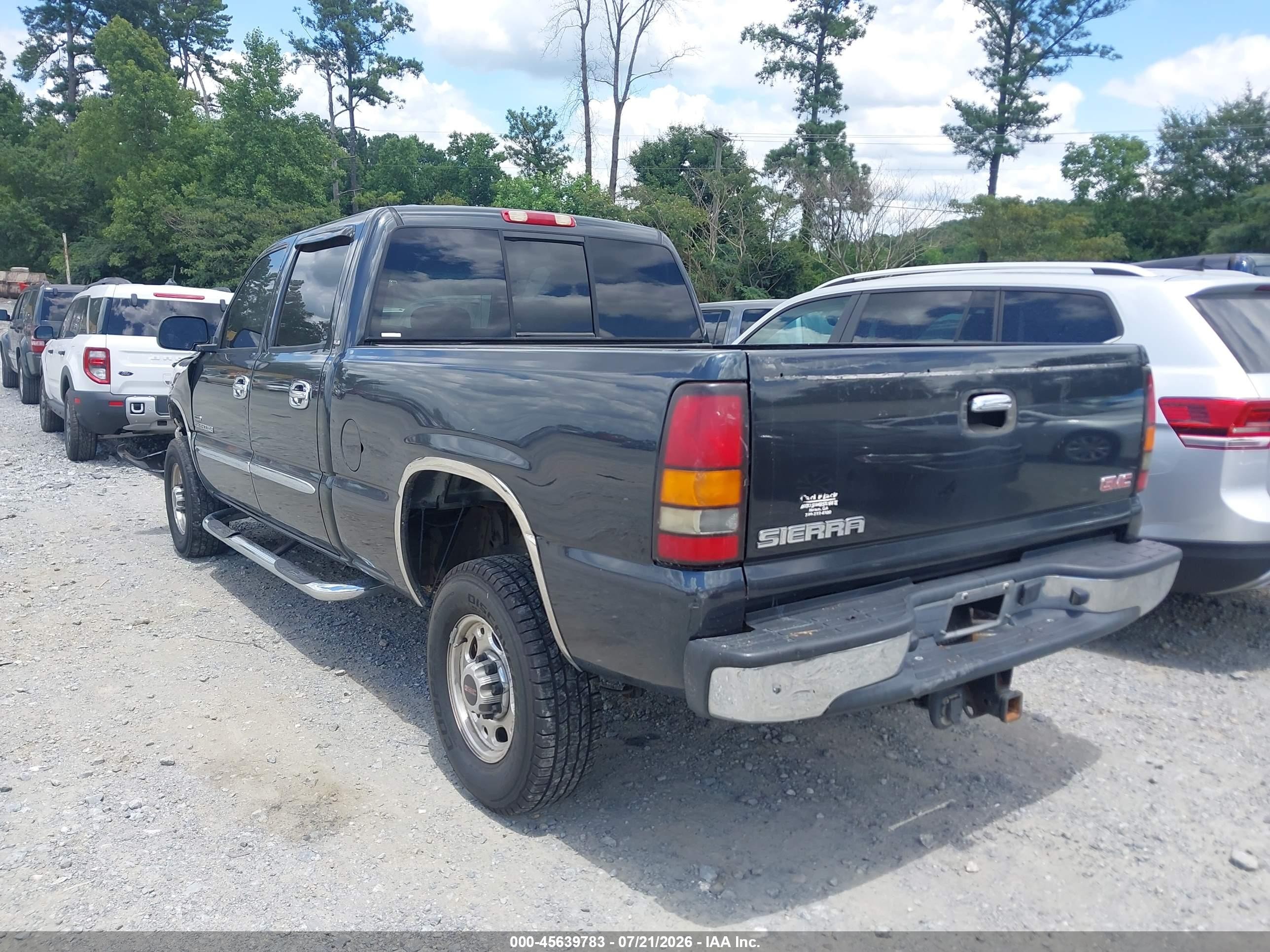 2004 Gmc Sierra 2500hd Sle Gray vin: 1GTHK23264F250478