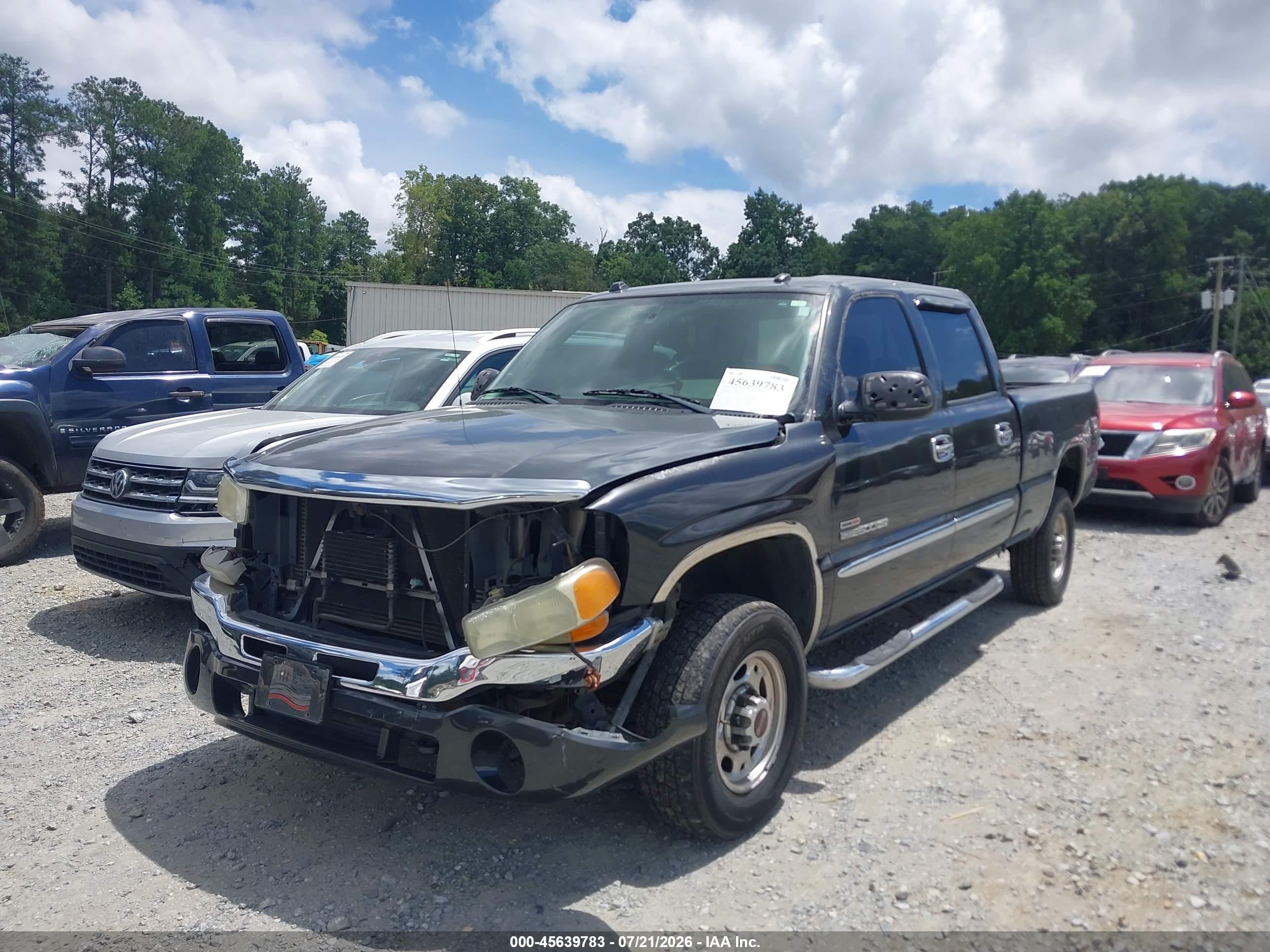 2004 Gmc Sierra 2500hd Sle Gray vin: 1GTHK23264F250478