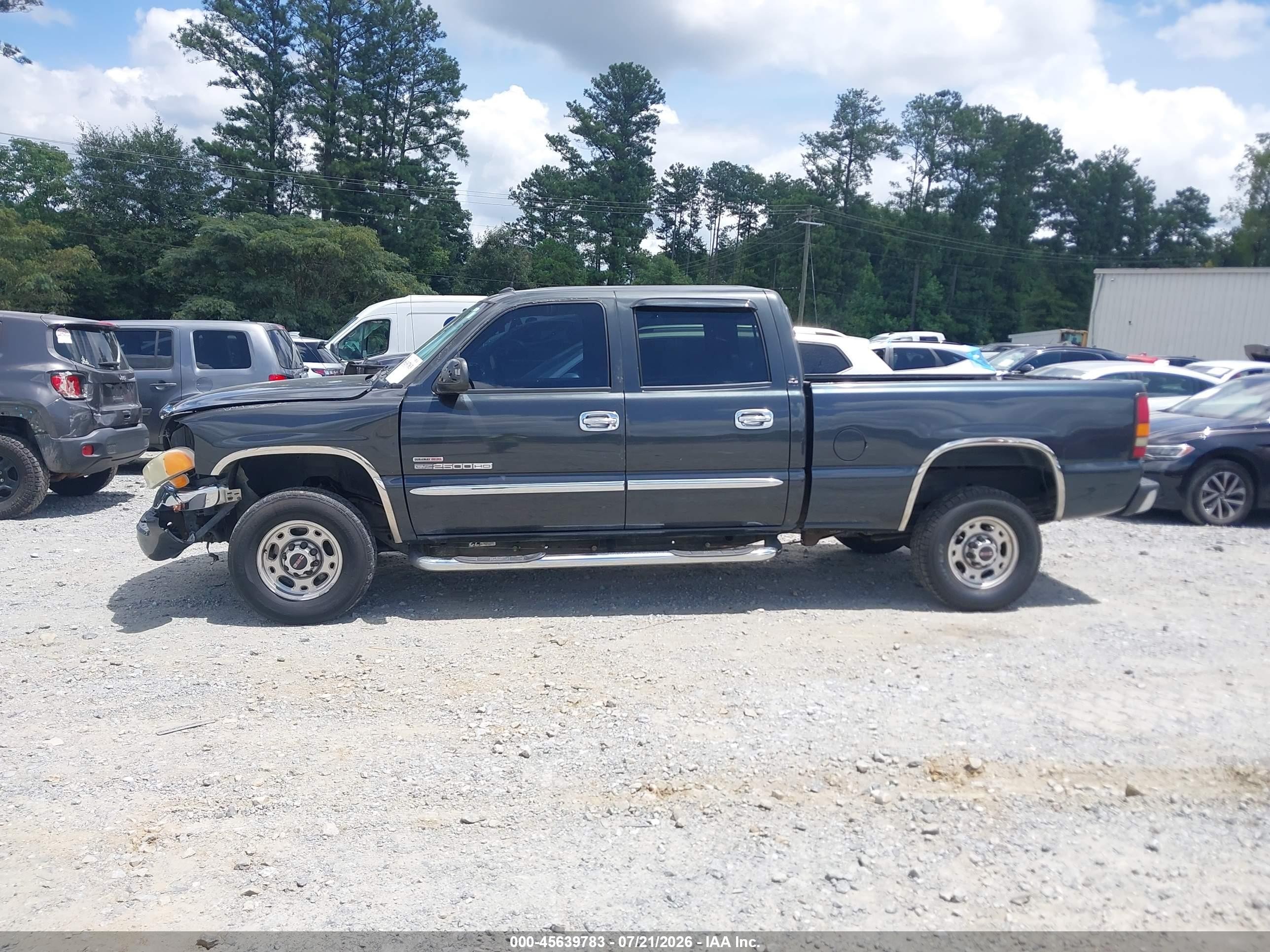2004 Gmc Sierra 2500hd Sle Gray vin: 1GTHK23264F250478