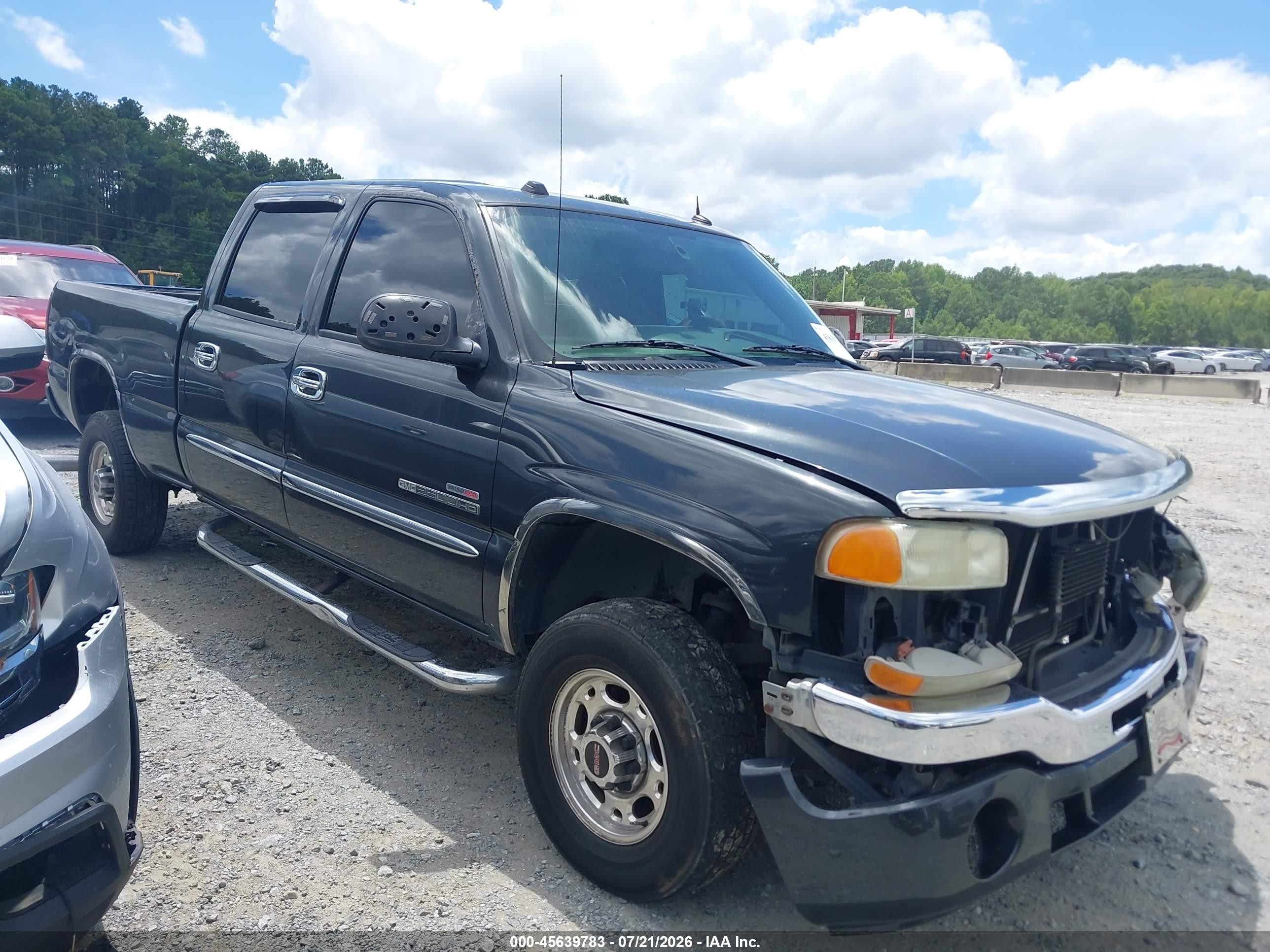 2004 Gmc Sierra 2500hd Sle Gray vin: 1GTHK23264F250478
