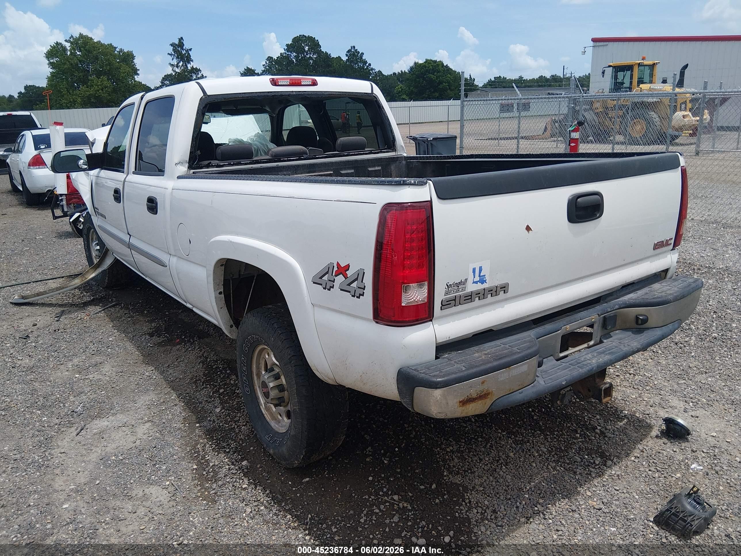 2004 Gmc Sierra 2500hd Sle White vin: 1GTHK23264F264218