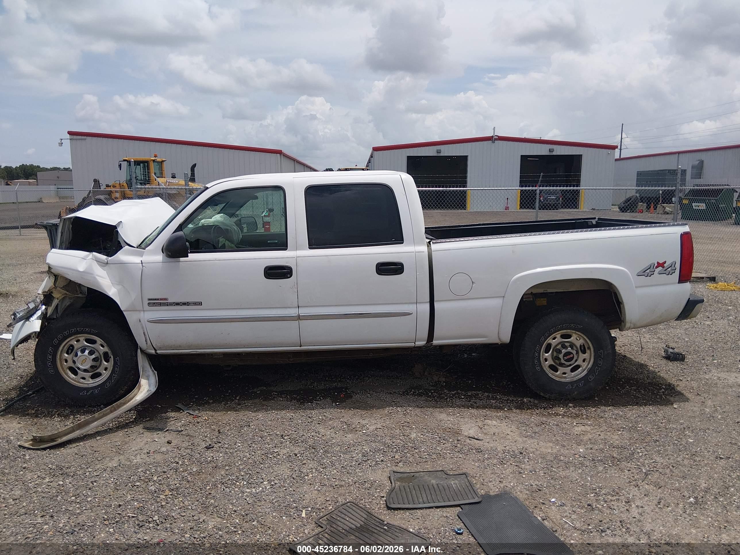2004 Gmc Sierra 2500hd Sle White vin: 1GTHK23264F264218