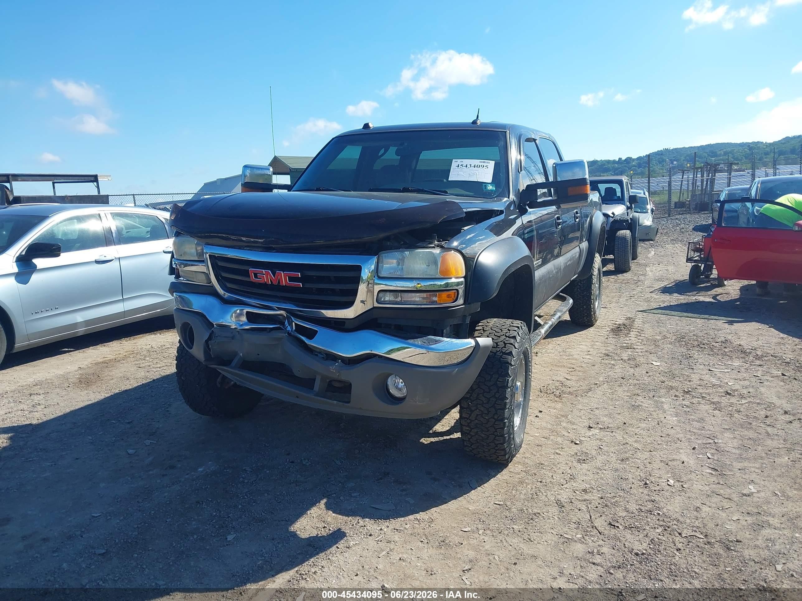 2005 Gmc Sierra 2500hd Slt Black vin: 1GTHK23265F802935