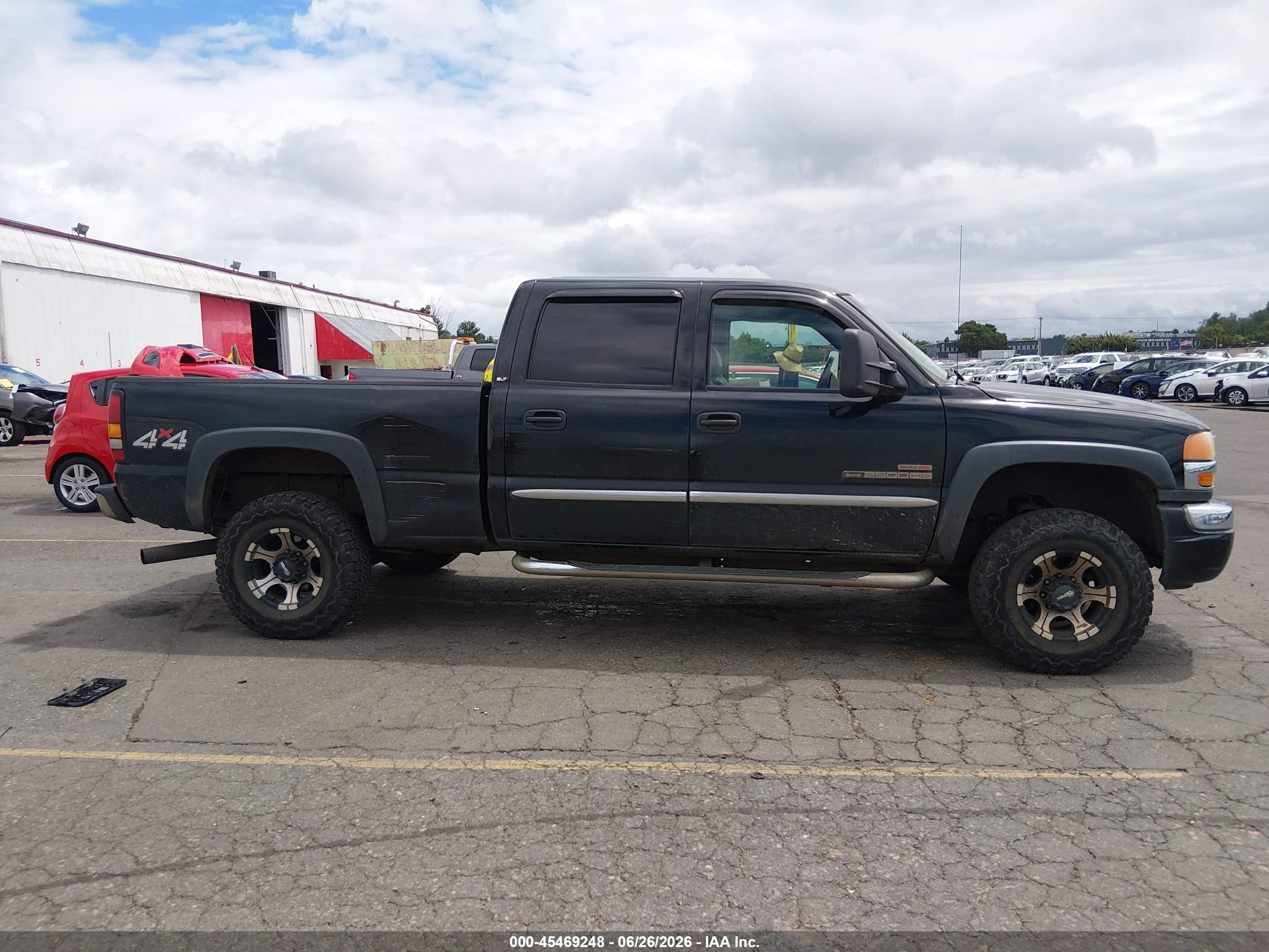 2005 Gmc Sierra 2500hd Sle/slt/work Truck Black vin: 1GTHK23275F879619