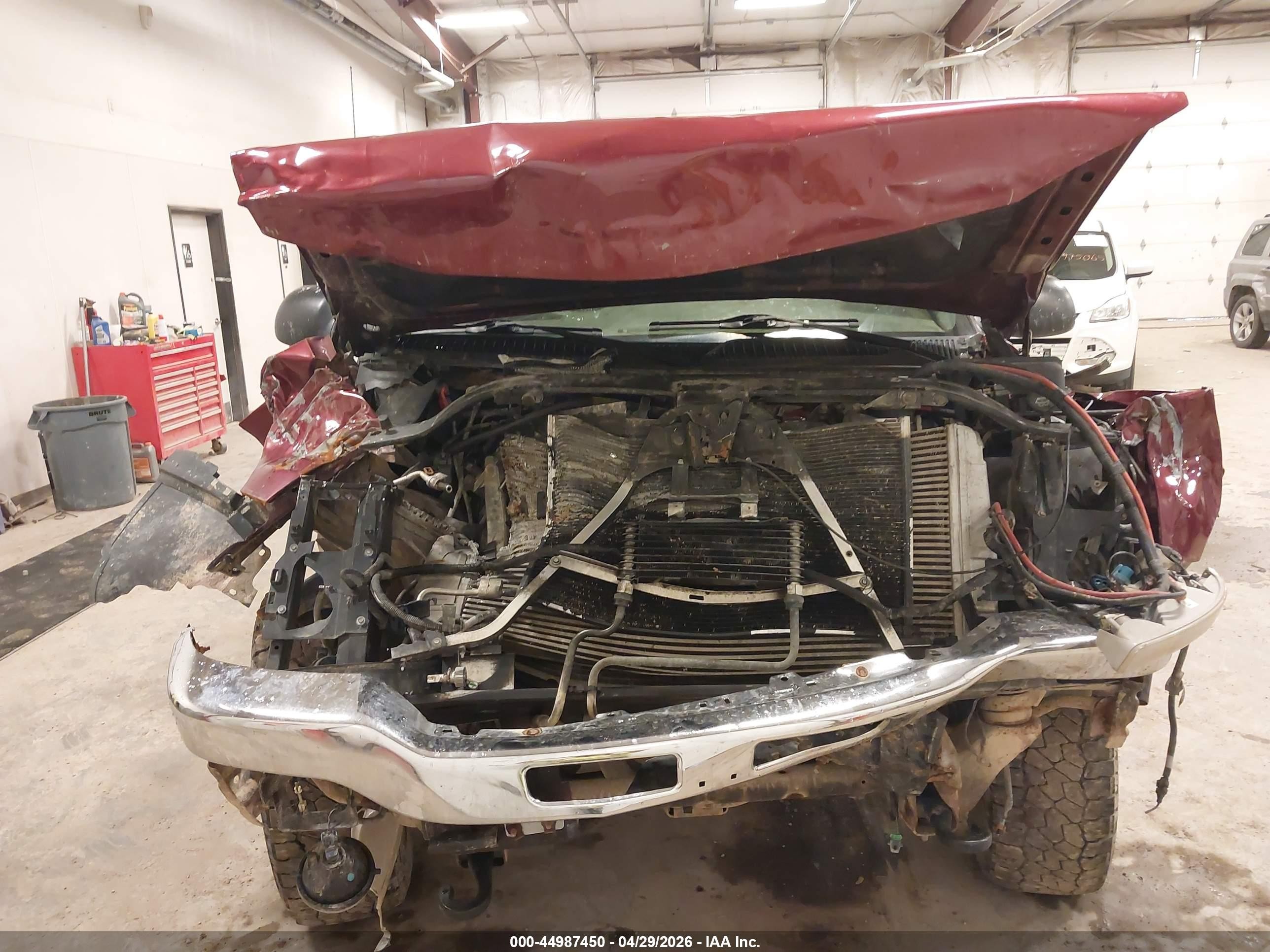 2005 Gmc Sierra 2500hd Sle Red vin: 1GTHK23275F972947