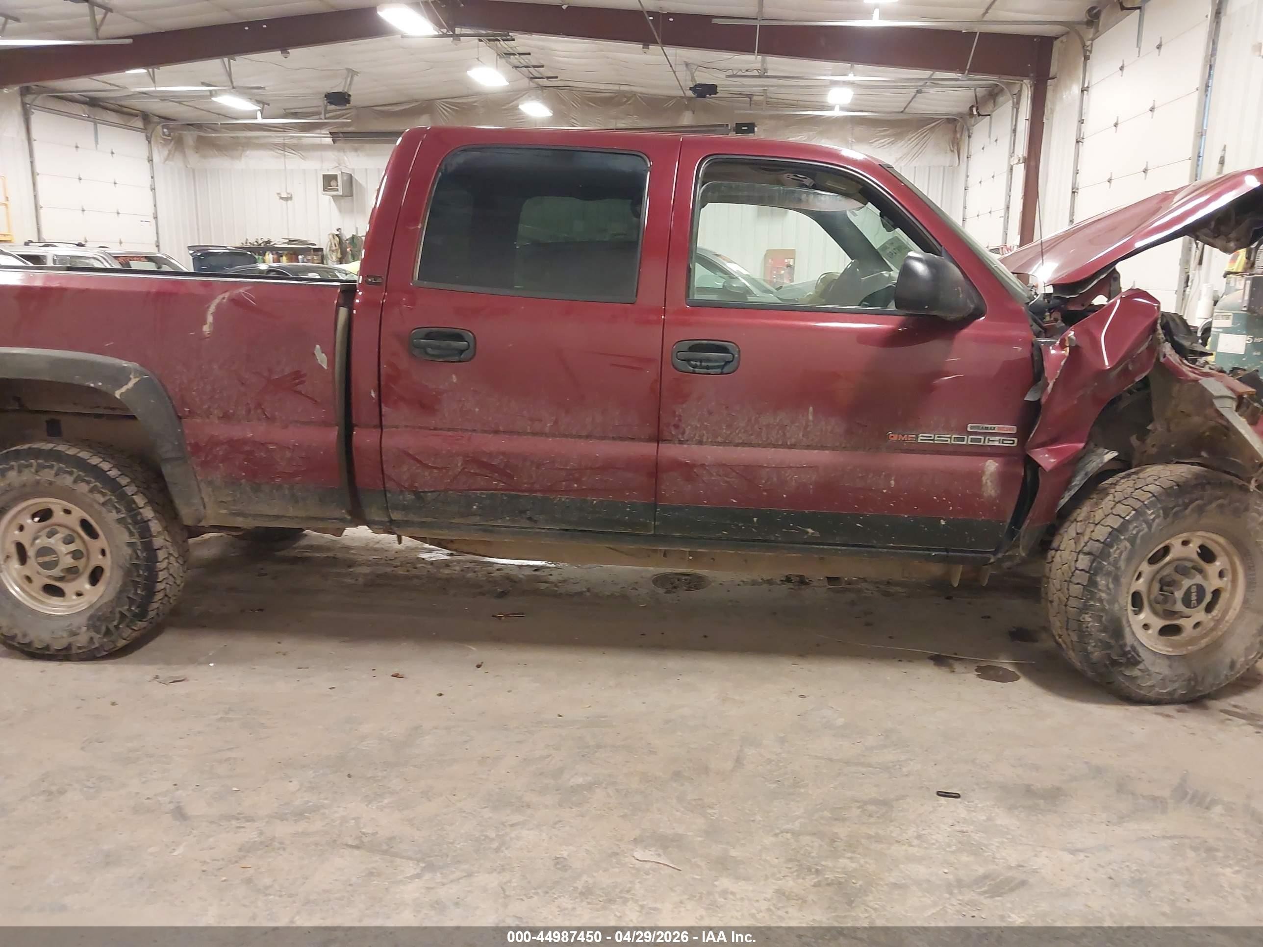 2005 Gmc Sierra 2500hd Sle Red vin: 1GTHK23275F972947