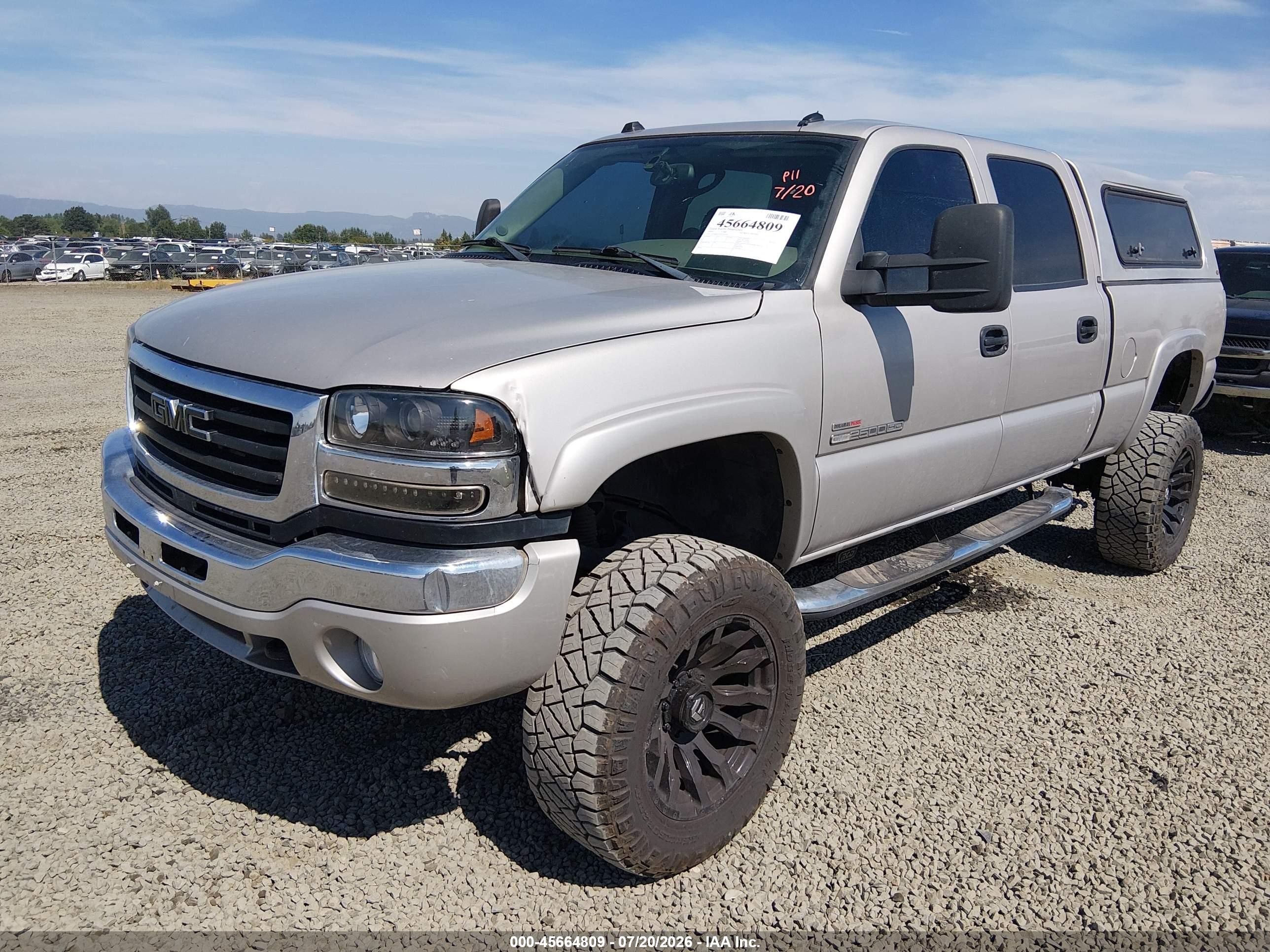 2004 Gmc Sierra 2500hd Slt Tan vin: 1GTHK23294F202490