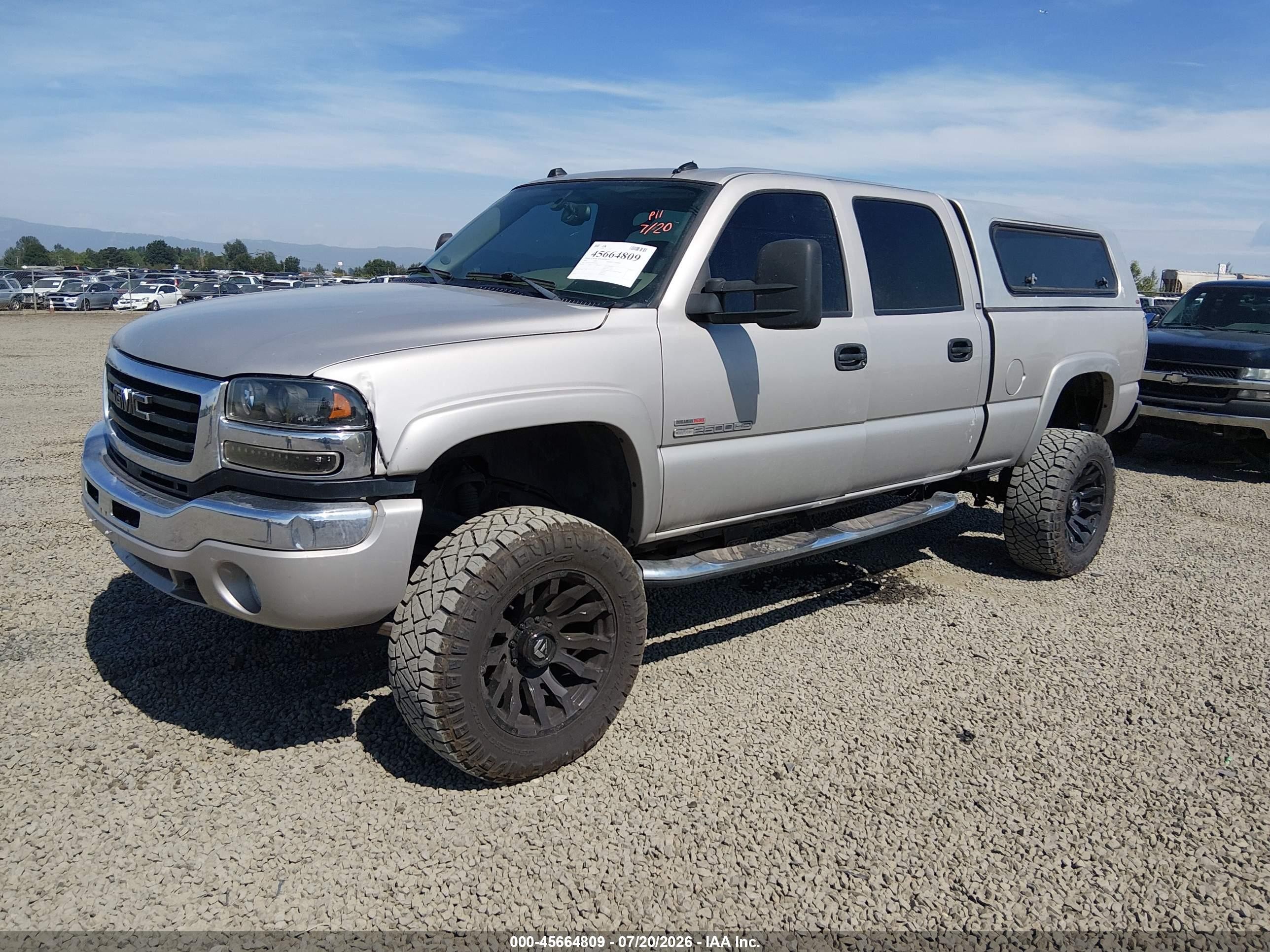 2004 Gmc Sierra 2500hd Slt Tan vin: 1GTHK23294F202490