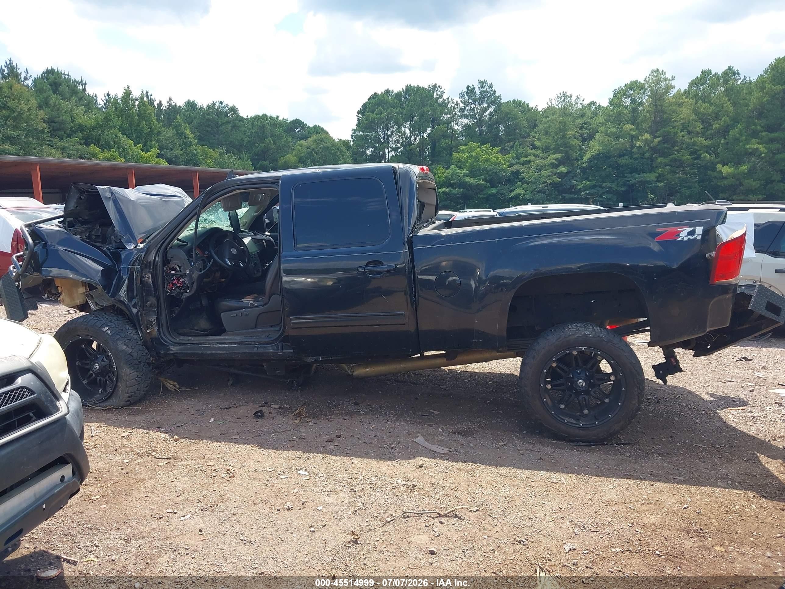 2007 Gmc Sierra 2500hd Slt Черный vin: 1GTHK23617F530896