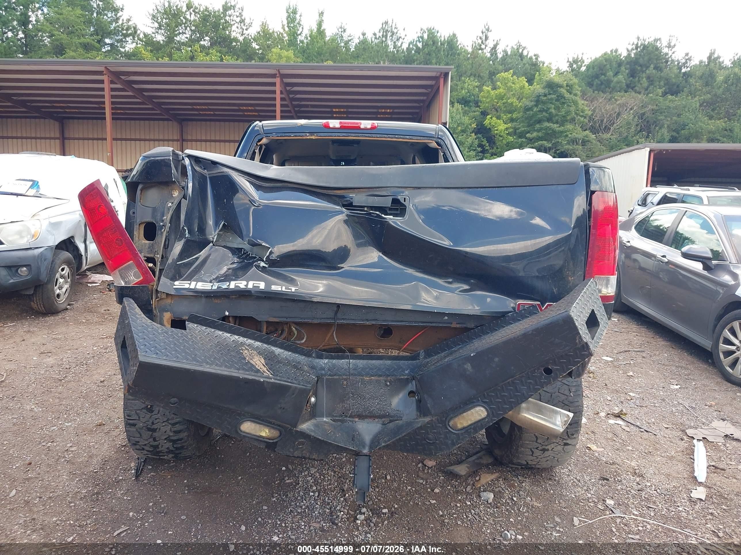 2007 Gmc Sierra 2500hd Slt Черный vin: 1GTHK23617F530896