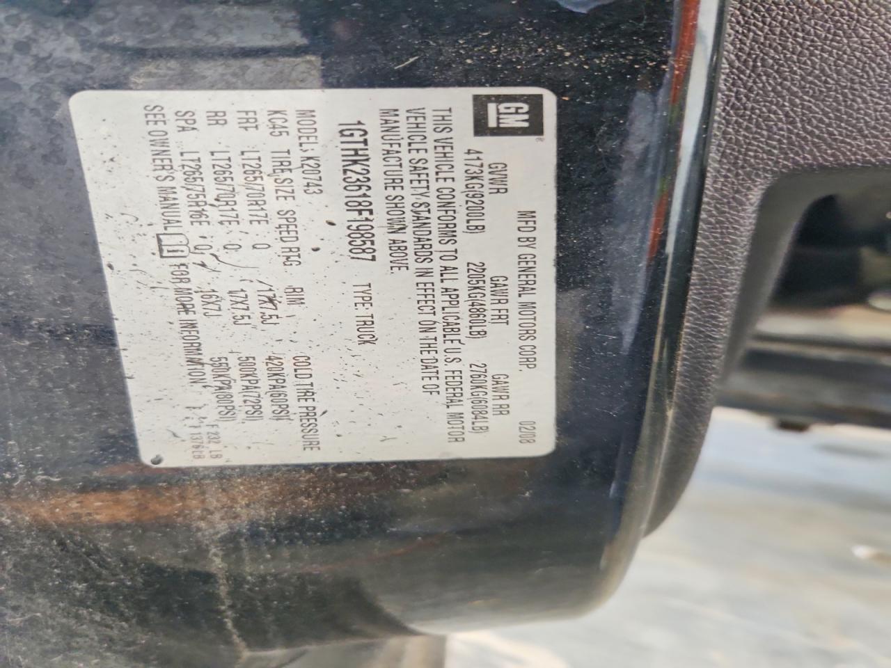 2008 Gmc Sierra K2500 Heavy Duty Black vin: 1GTHK23618F198587