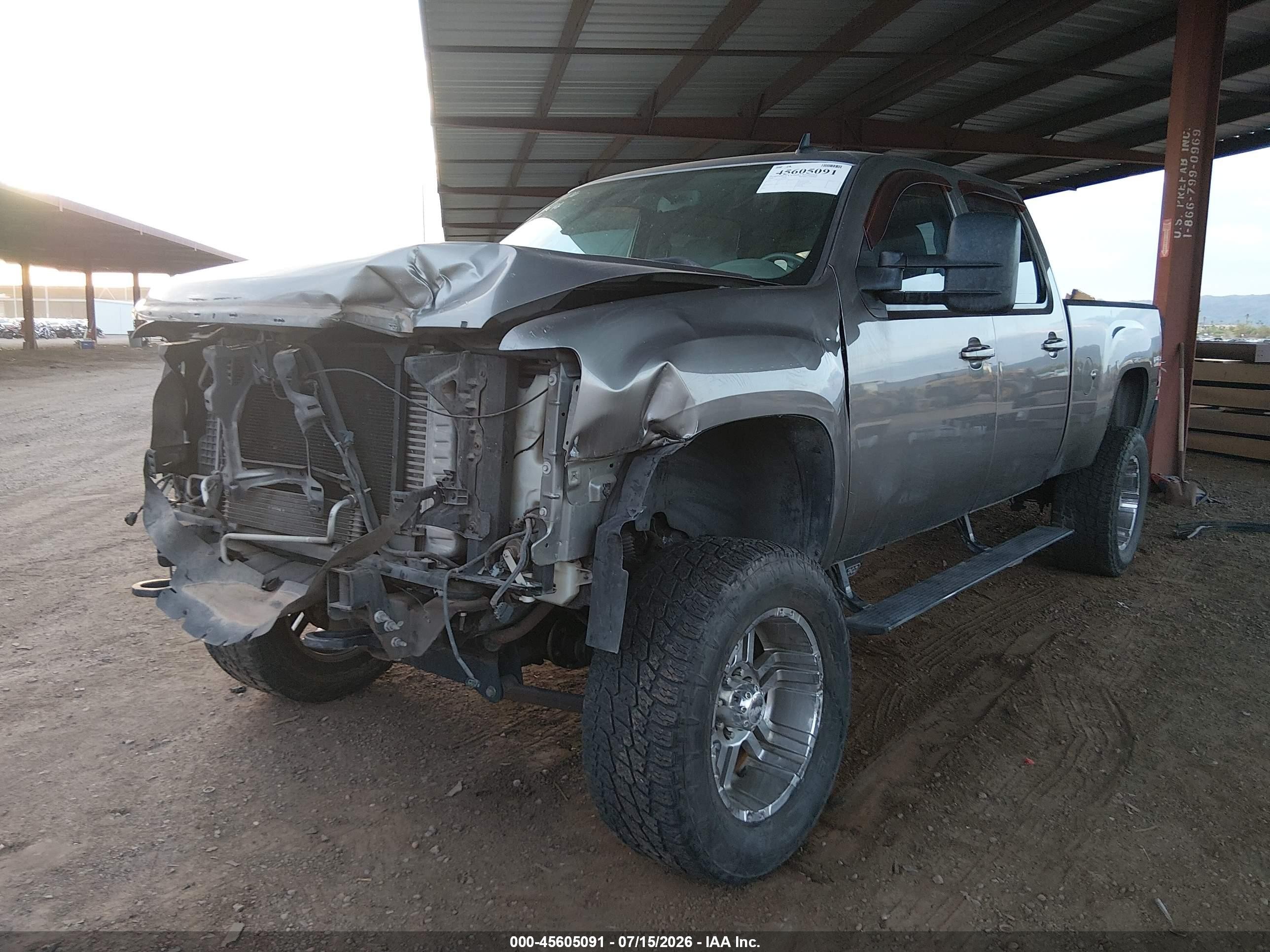2008 Gmc Sierra 2500hd Slt Серый vin: 1GTHK23628F155831