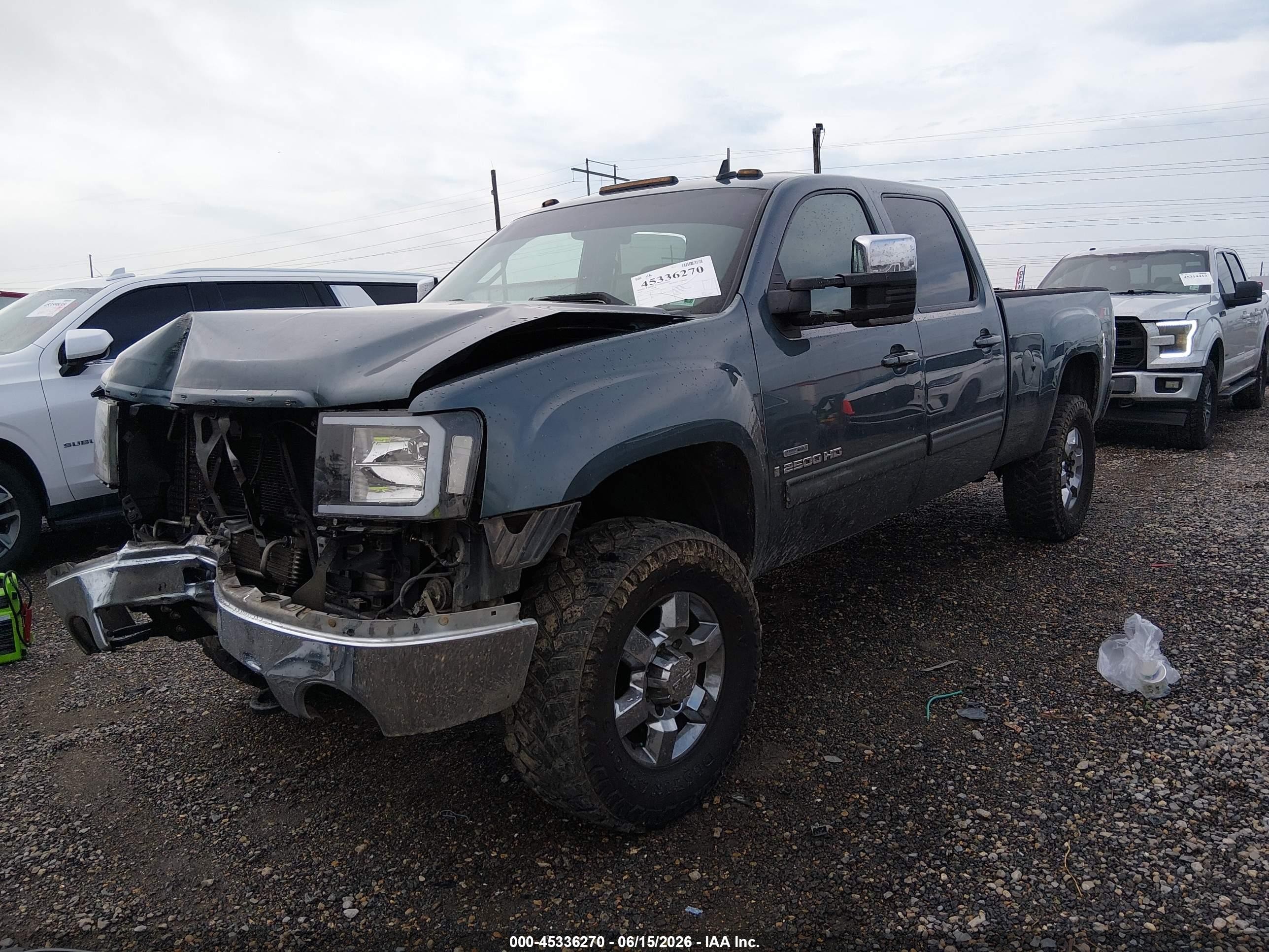 2007 Gmc Sierra 2500hd Slt Blue vin: 1GTHK23637F535484