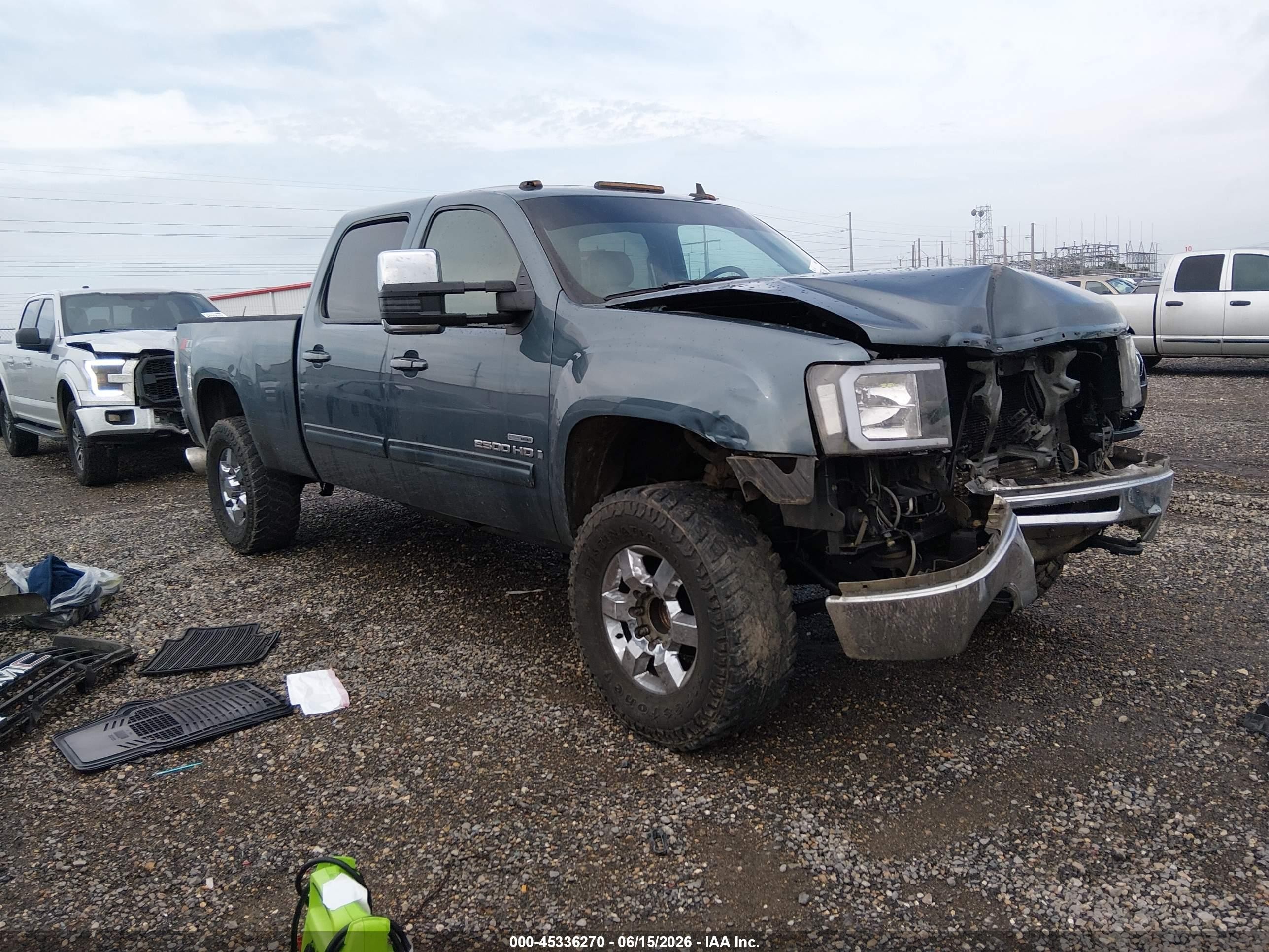 2007 Gmc Sierra 2500hd Slt Blue vin: 1GTHK23637F535484