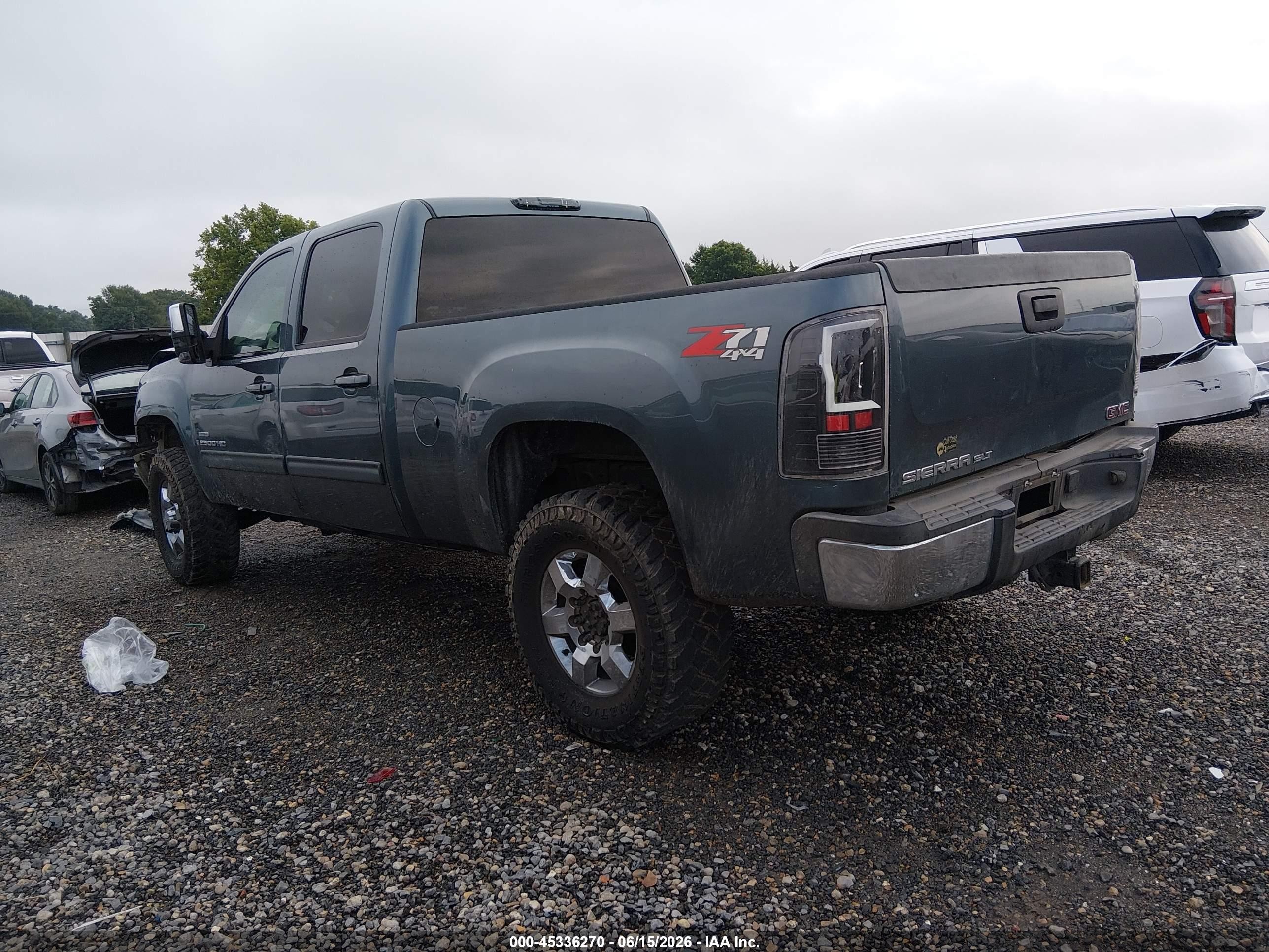 2007 Gmc Sierra 2500hd Slt Blue vin: 1GTHK23637F535484