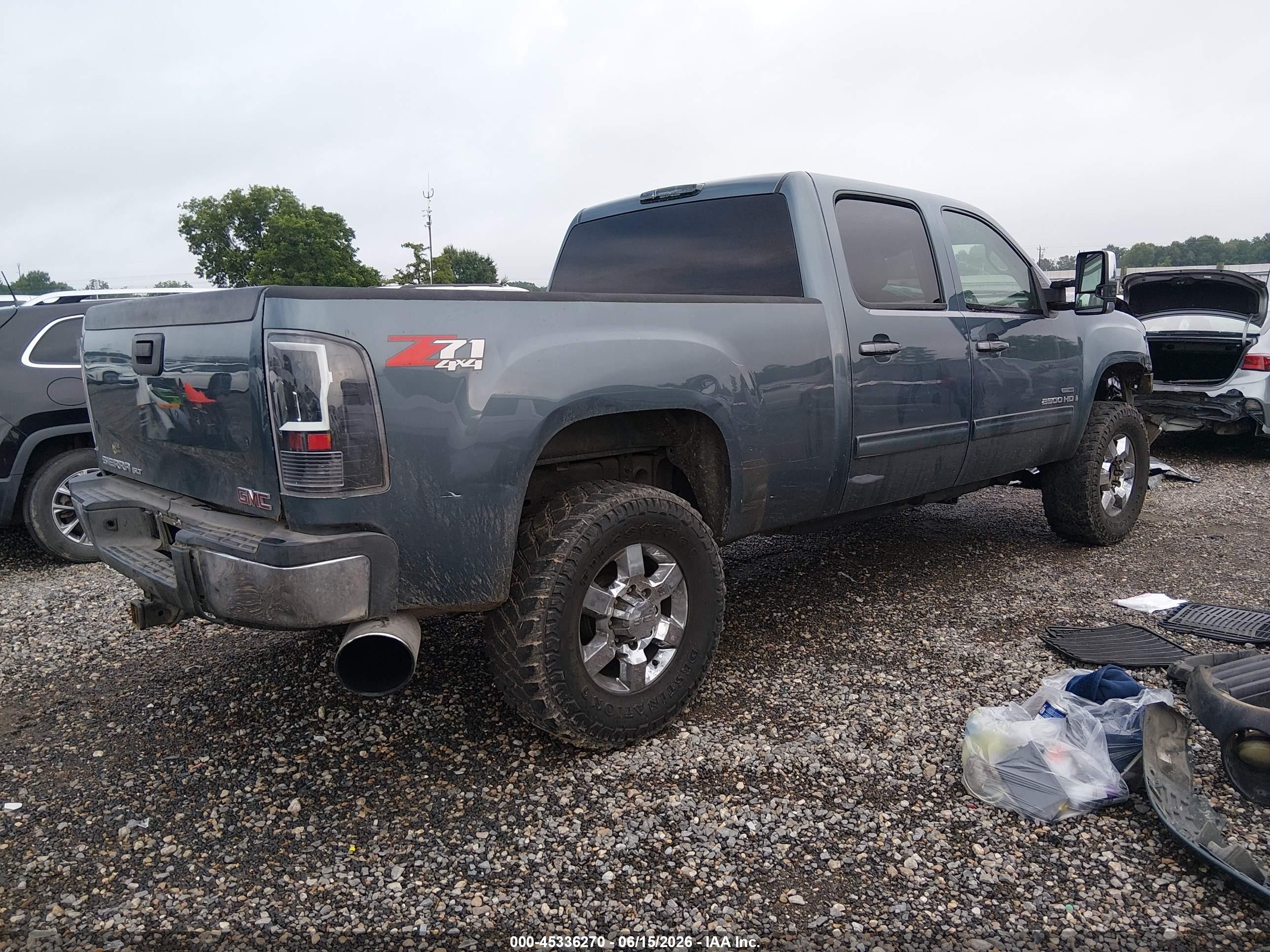 2007 Gmc Sierra 2500hd Slt Blue vin: 1GTHK23637F535484