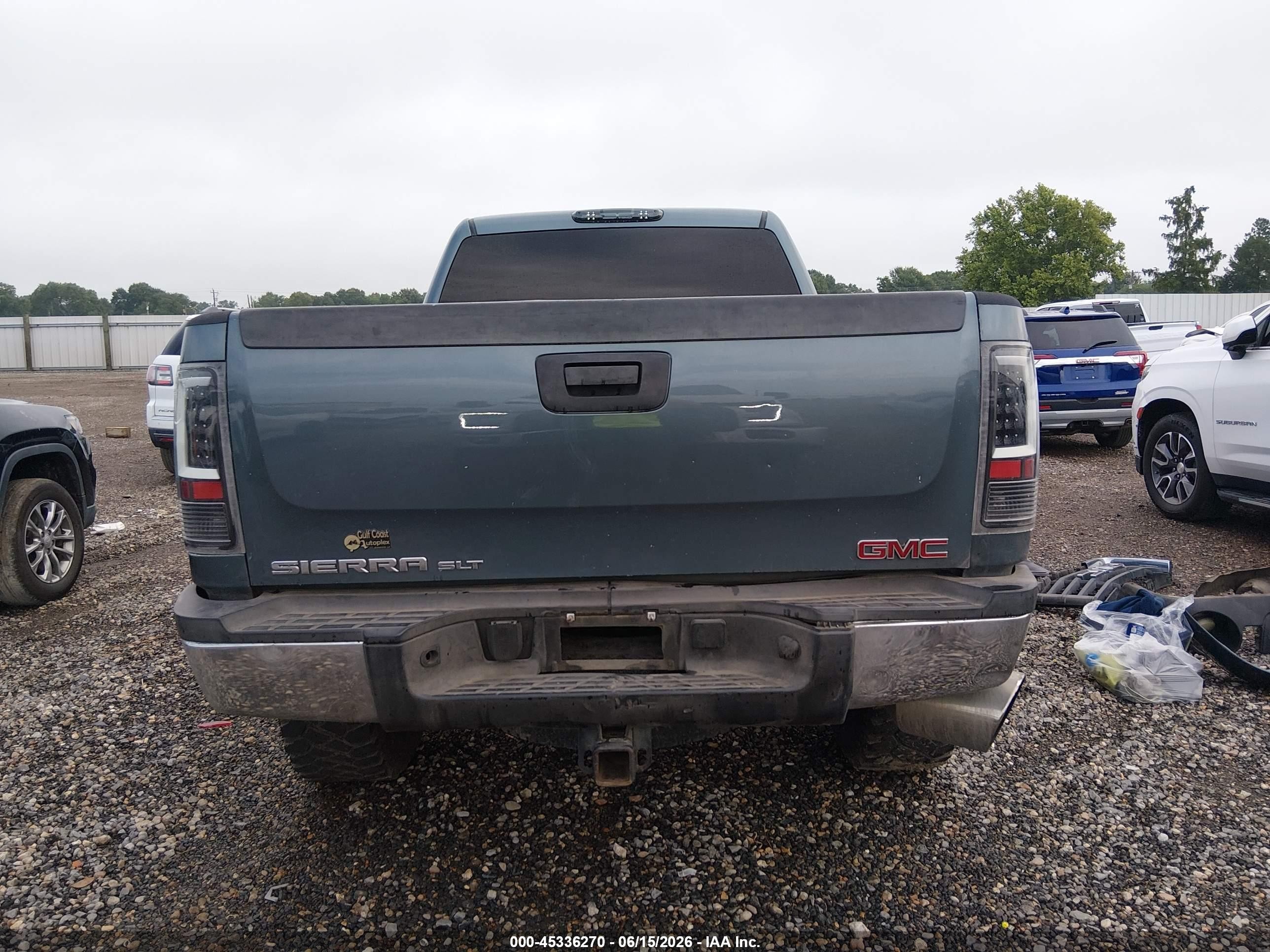 2007 Gmc Sierra 2500hd Slt Blue vin: 1GTHK23637F535484