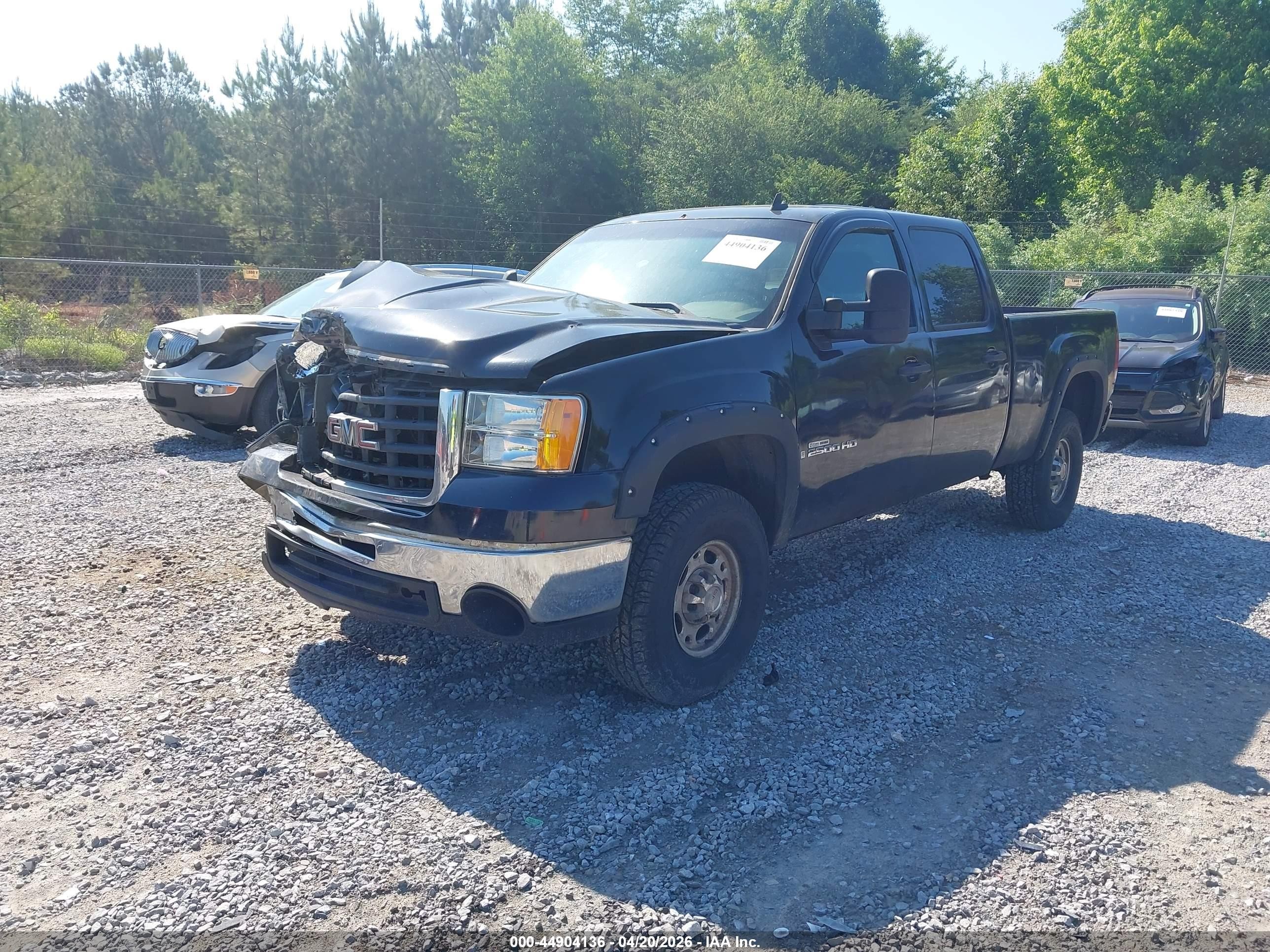 2007 Gmc Sierra 2500hd Sle2 Black vin: 1GTHK23637F545917