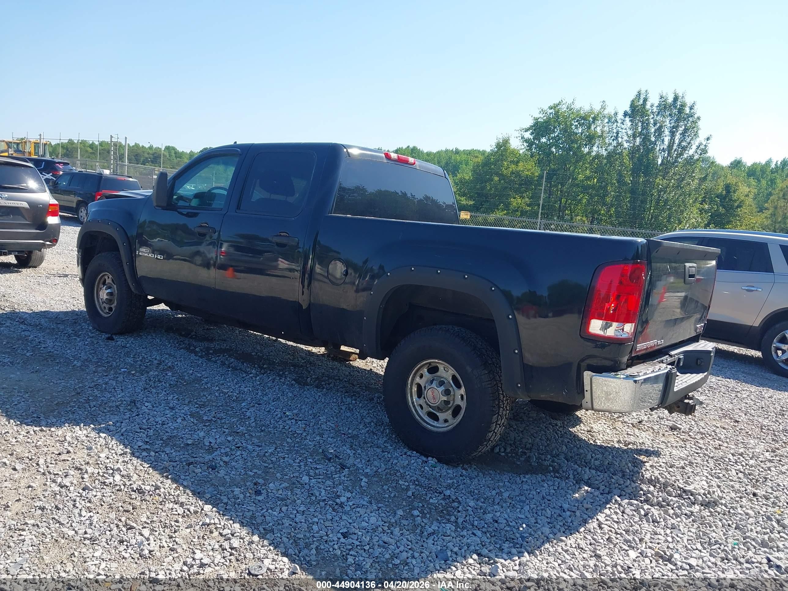 2007 Gmc Sierra 2500hd Sle2 Black vin: 1GTHK23637F545917