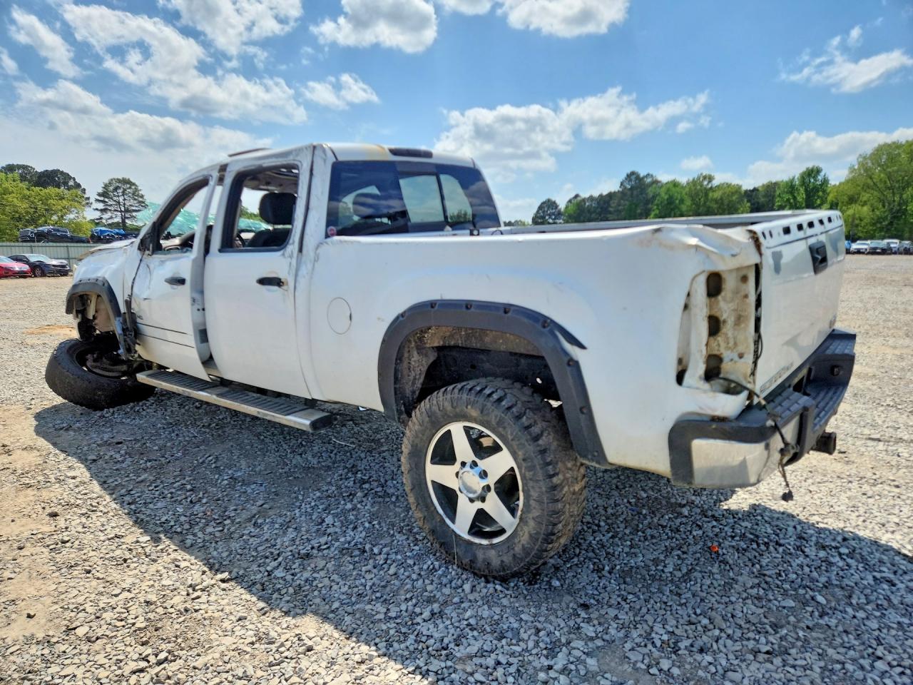 2008 Gmc Sierra K2500 Heavy Duty White vin: 1GTHK23638F194279