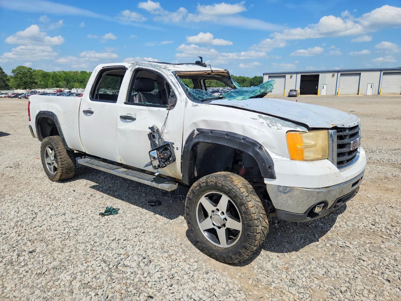 2008 Gmc Sierra K2500 Heavy Duty White vin: 1GTHK23638F194279