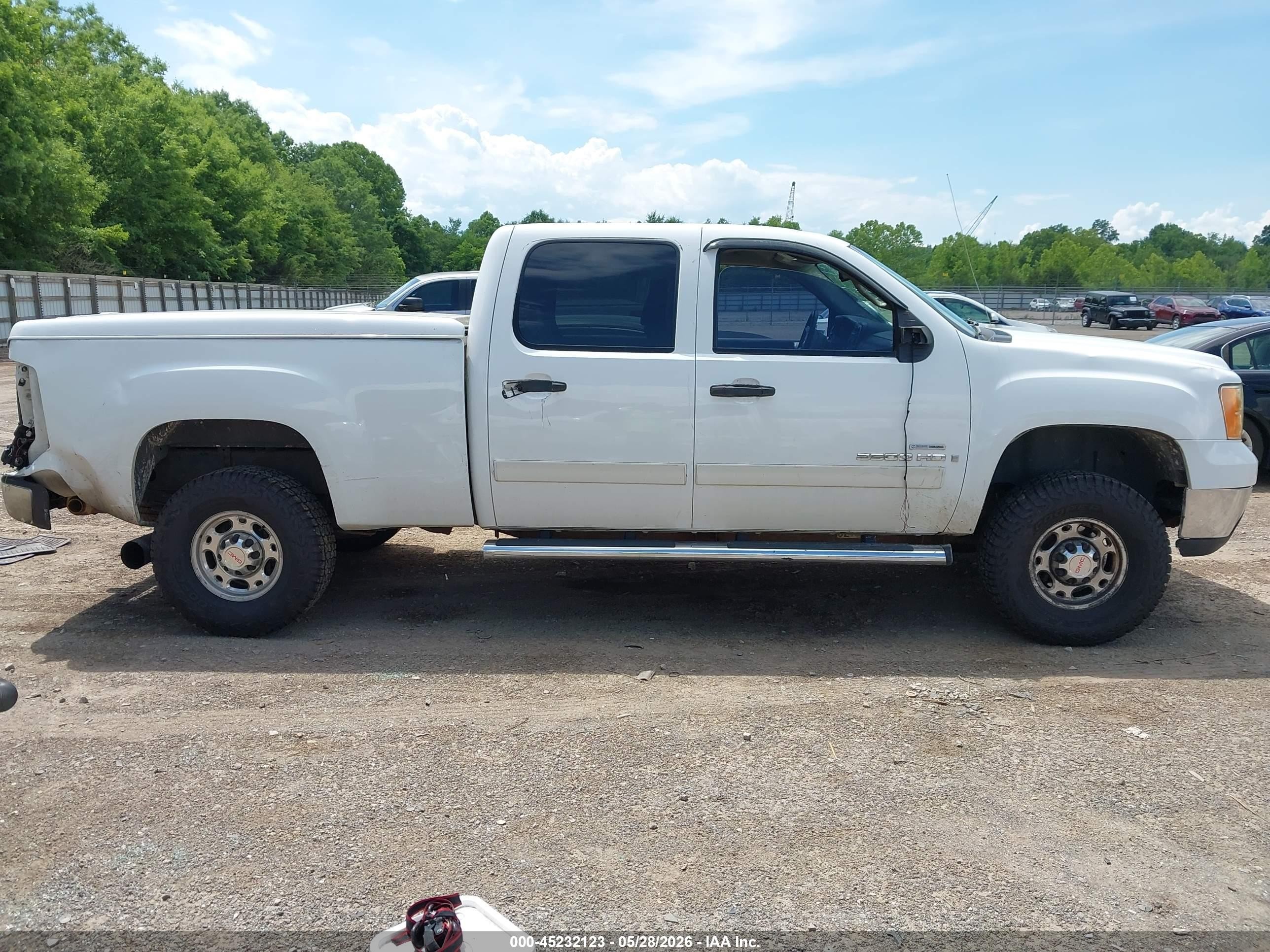 2007 Gmc Sierra 2500hd Sle1 White vin: 1GTHK23647F534196