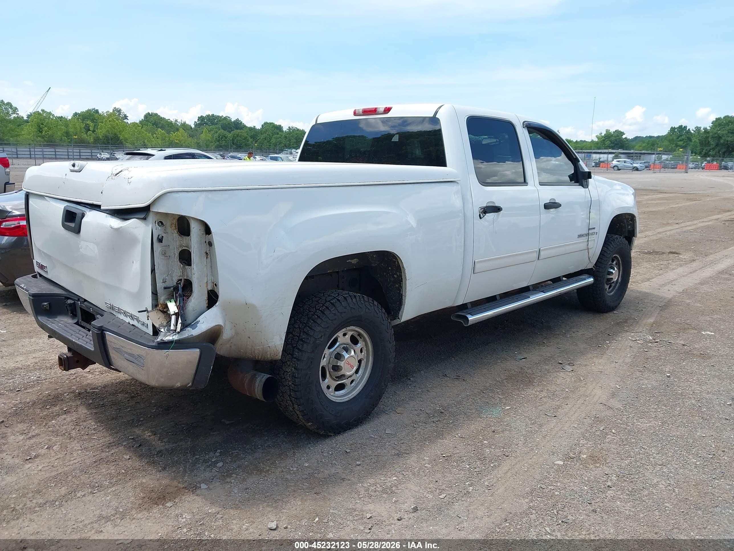 2007 Gmc Sierra 2500hd Sle1 White vin: 1GTHK23647F534196