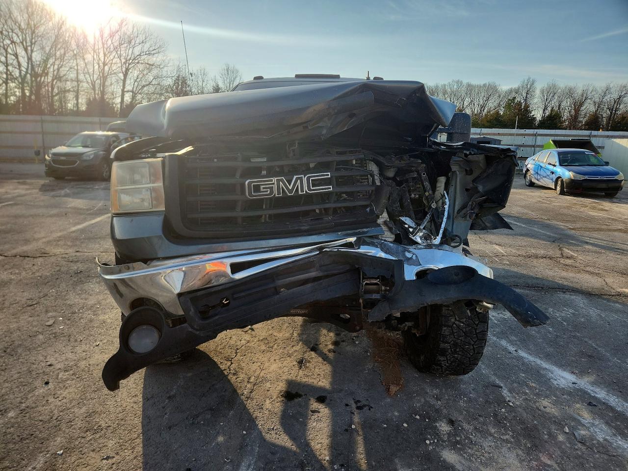 2008 Gmc Sierra K2500 Heavy Duty Teal vin: 1GTHK23658F133497