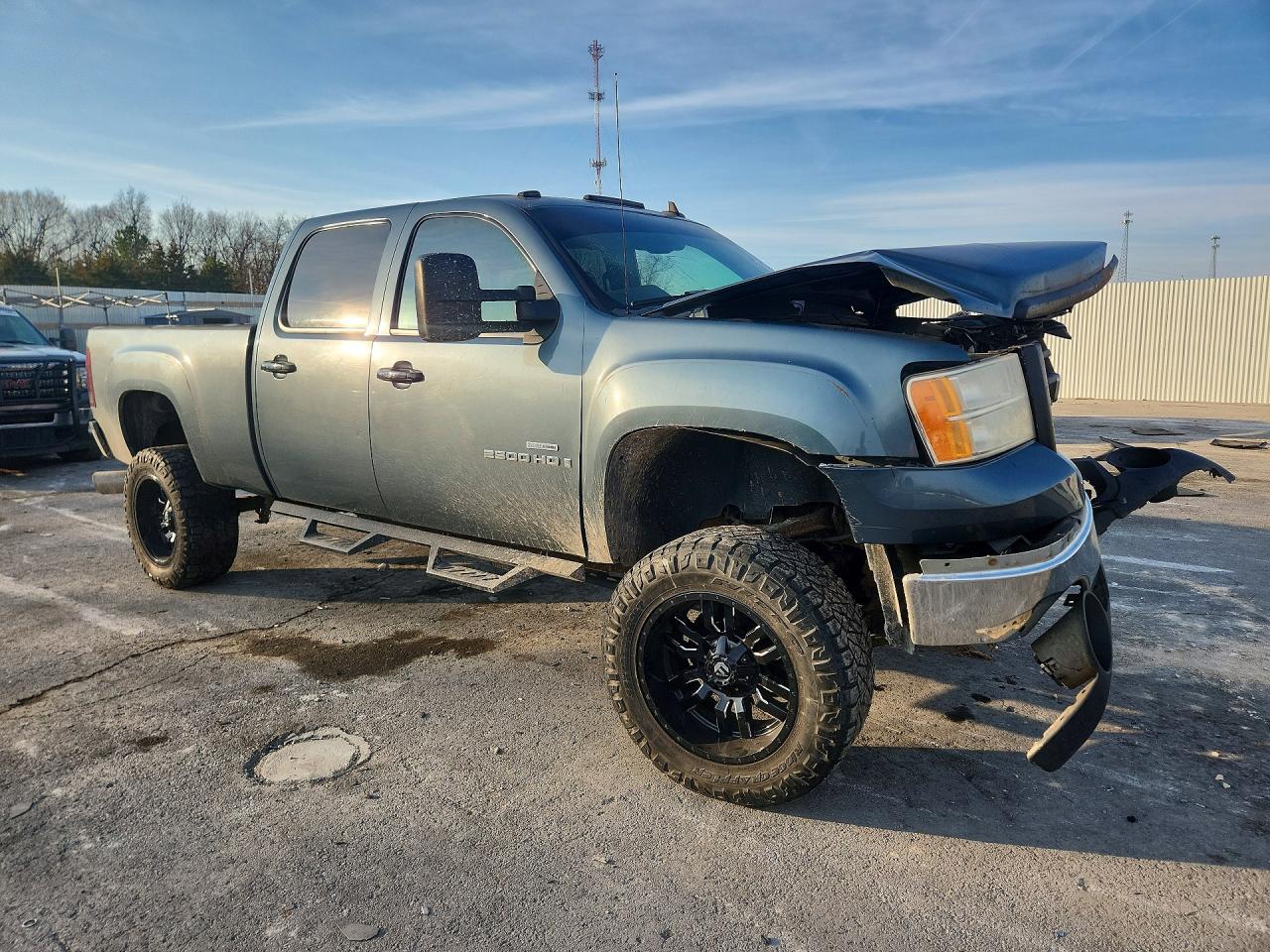 2008 Gmc Sierra K2500 Heavy Duty Teal vin: 1GTHK23658F133497