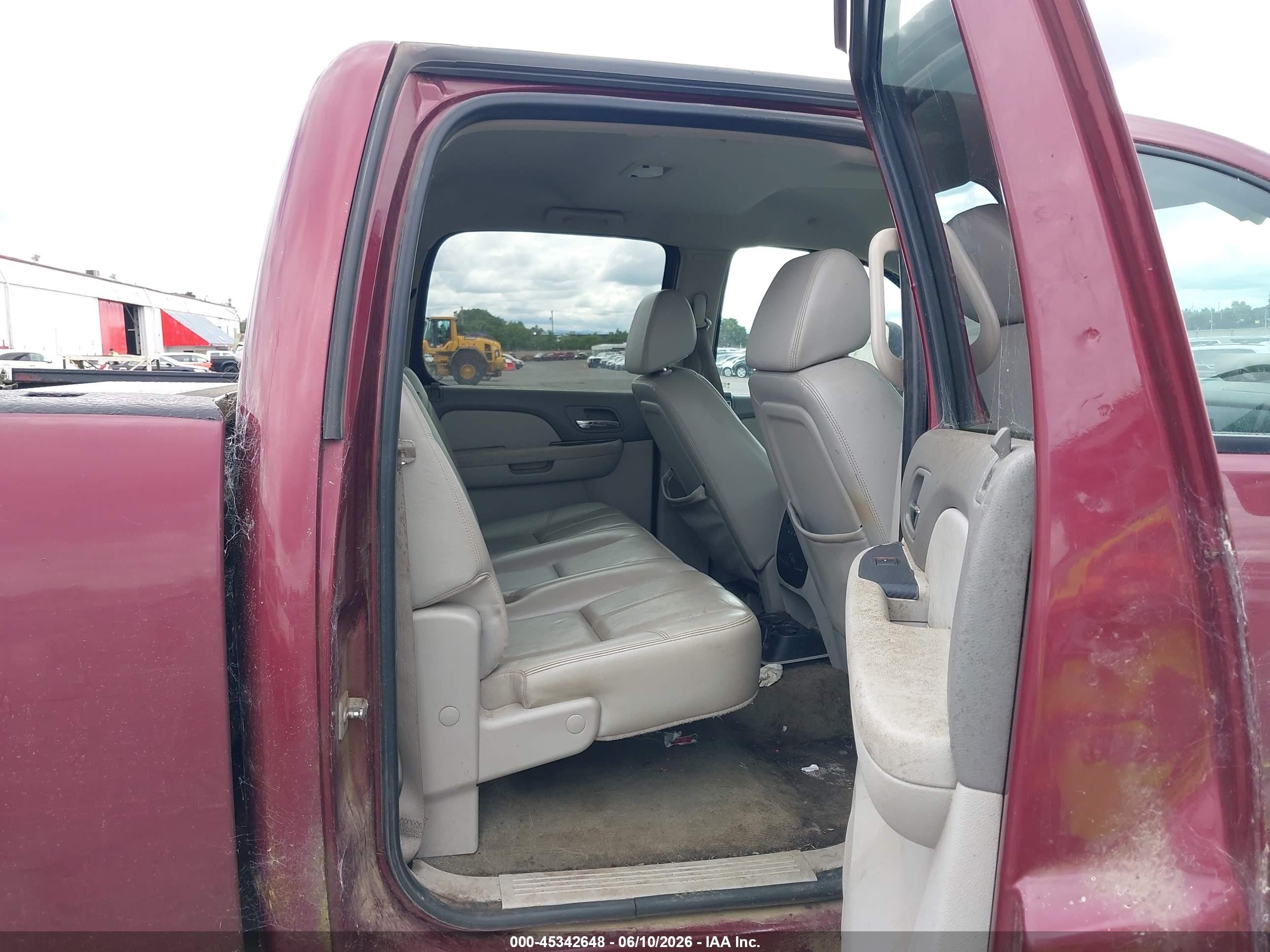 2008 Gmc Sierra 2500hd Slt Burgundy vin: 1GTHK23668F148302