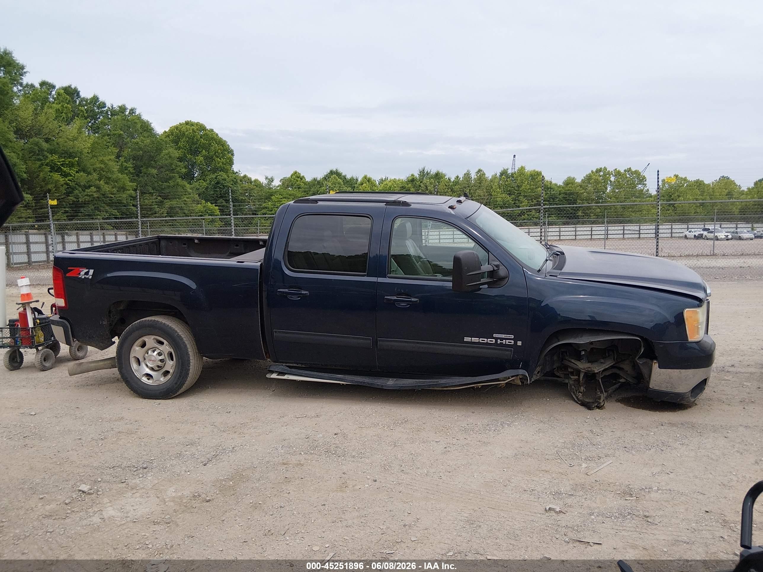 2007 Gmc Sierra 2500hd Slt Blue vin: 1GTHK23677F549338