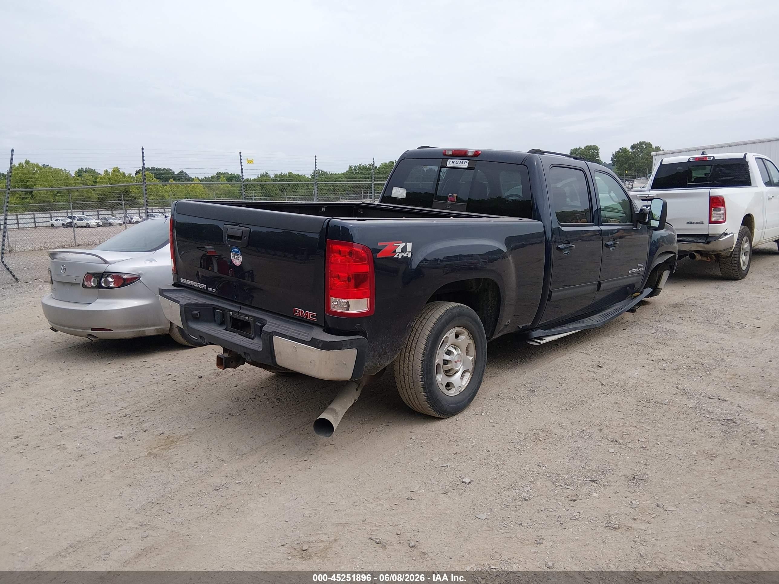 2007 Gmc Sierra 2500hd Slt Blue vin: 1GTHK23677F549338