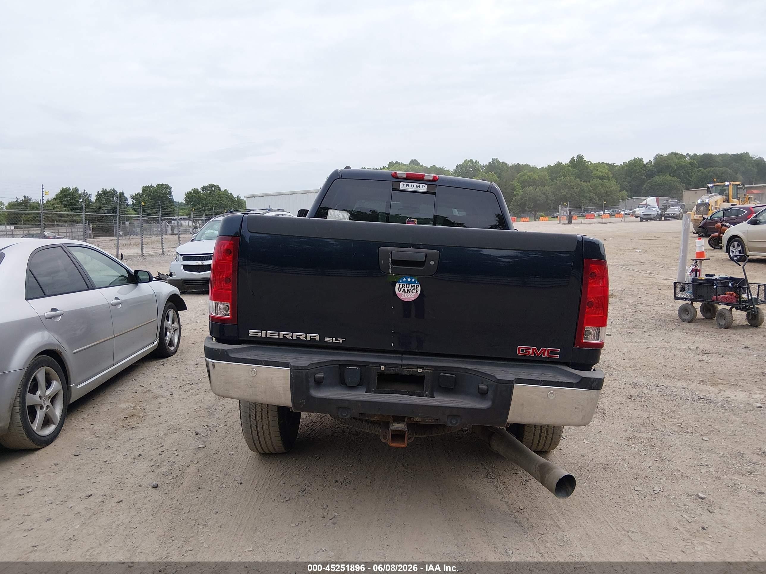 2007 Gmc Sierra 2500hd Slt Blue vin: 1GTHK23677F549338