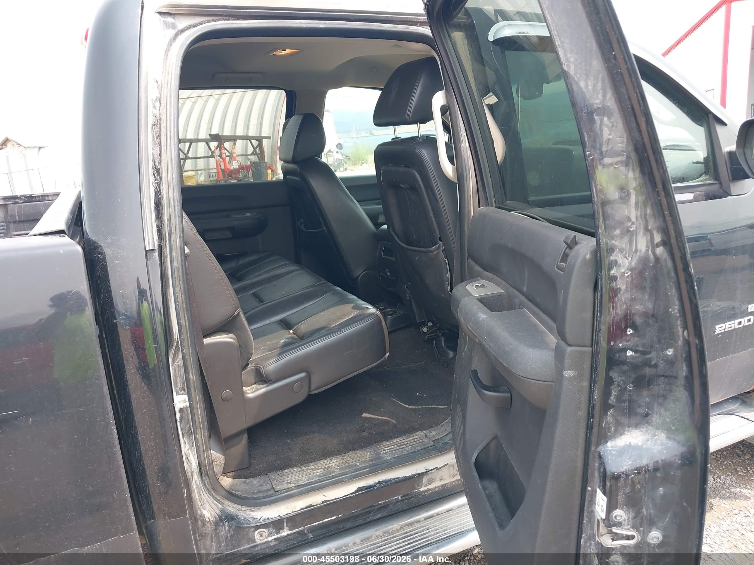 2008 Gmc Sierra 2500hd Sle2 Black vin: 1GTHK23698F107744