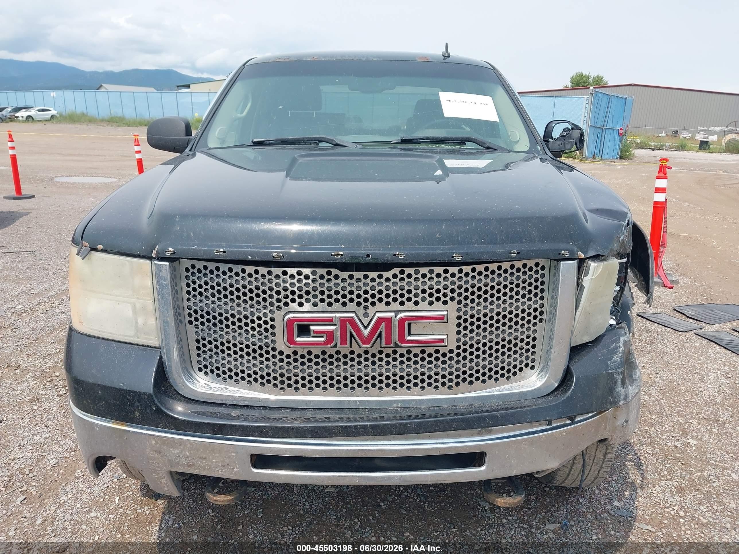 2008 Gmc Sierra 2500hd Sle2 Black vin: 1GTHK23698F107744