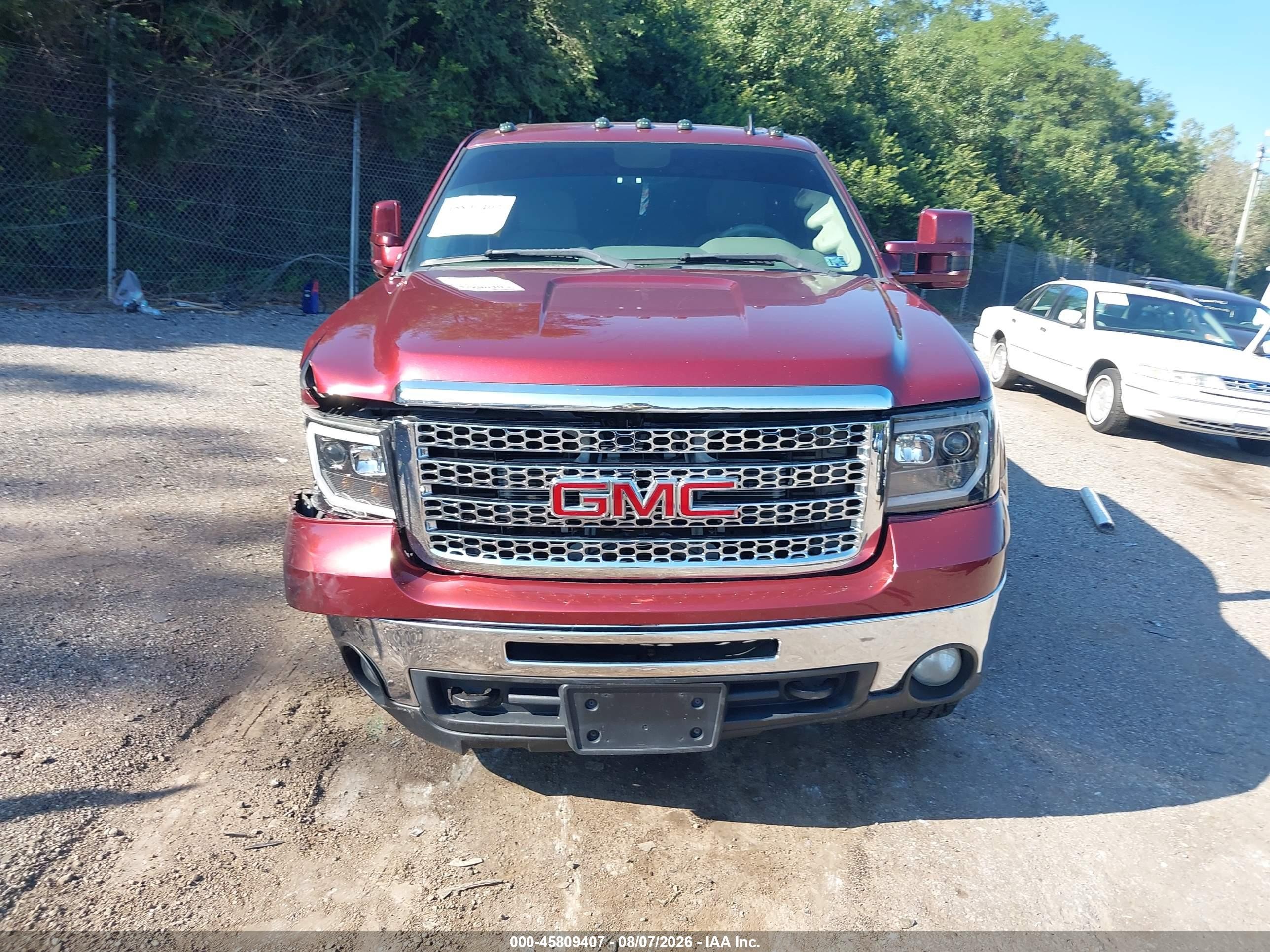 2008 Gmc Sierra 2500hd Sle1 Red vin: 1GTHK23698F212235