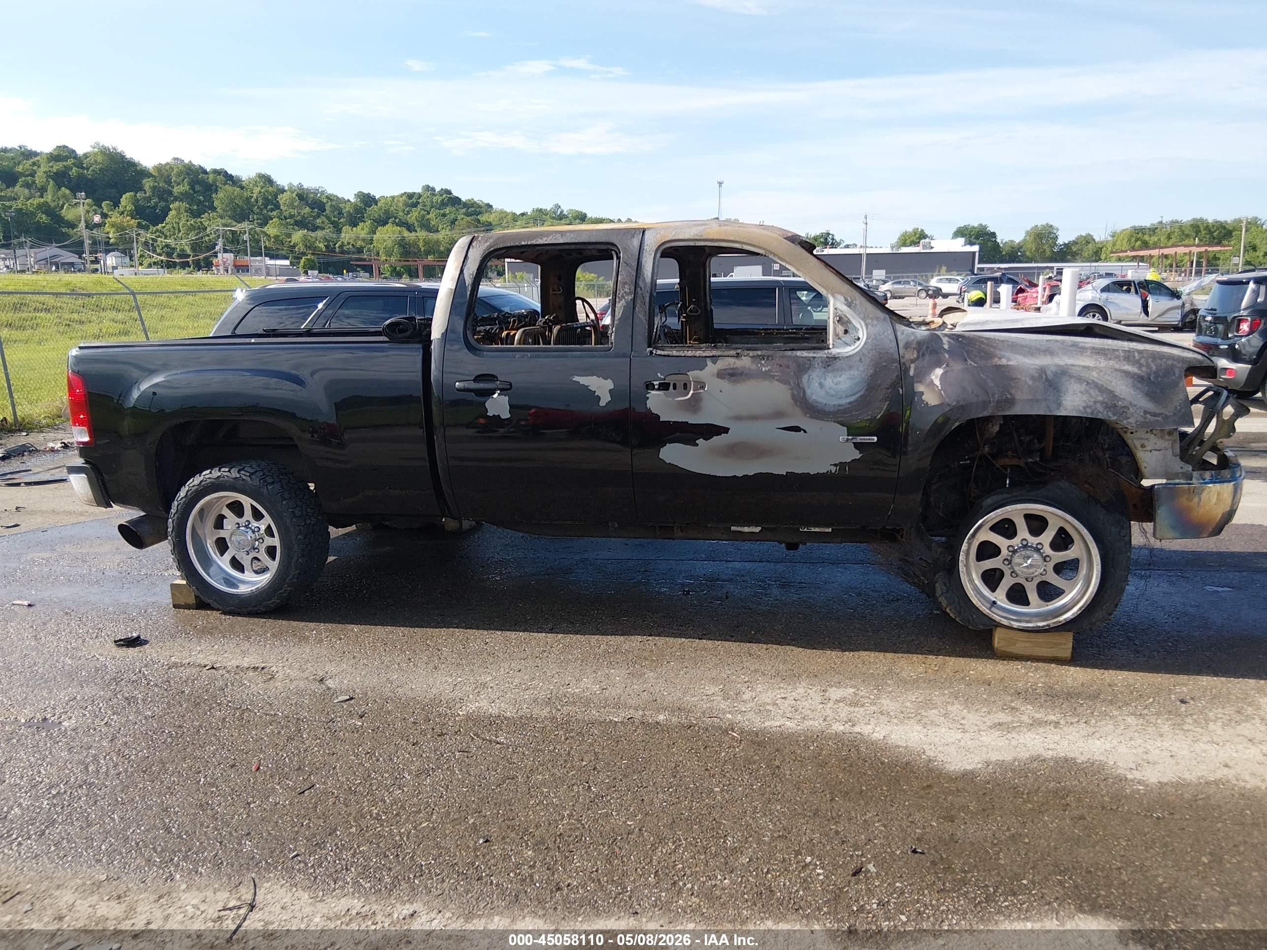 2008 Gmc Sierra 2500hd Slt Black vin: 1GTHK236X8F136752