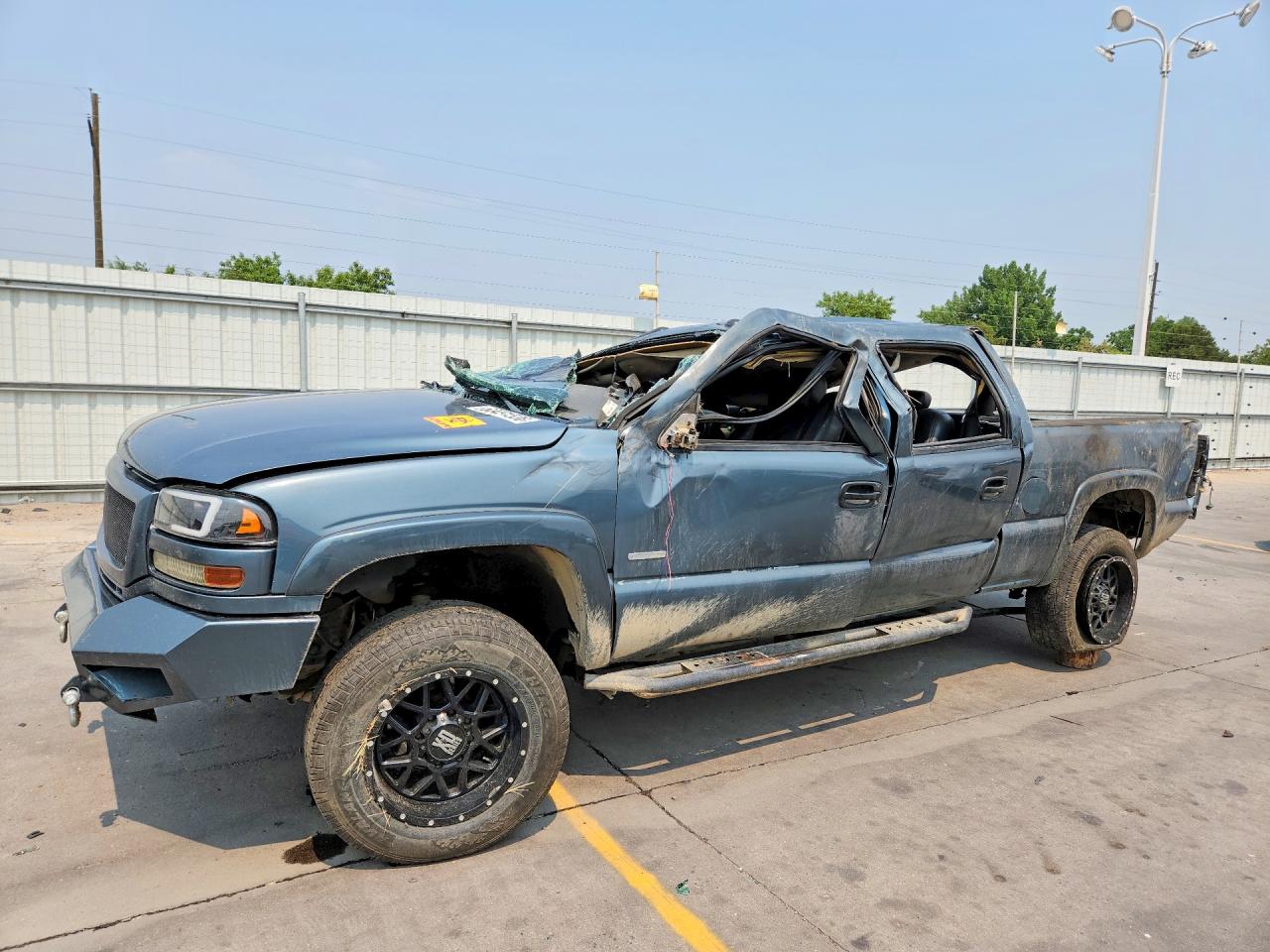 2006 Gmc Sierra K2500 Heavy Duty Blue vin: 1GTHK23D06F180142