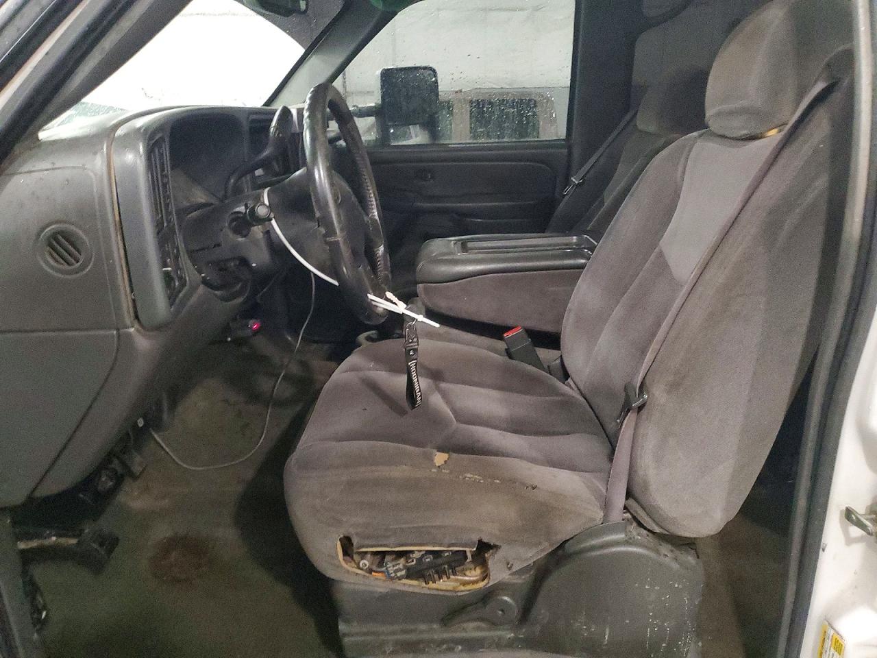 2006 Gmc Sierra K2500 Heavy Duty White vin: 1GTHK23D06F232871