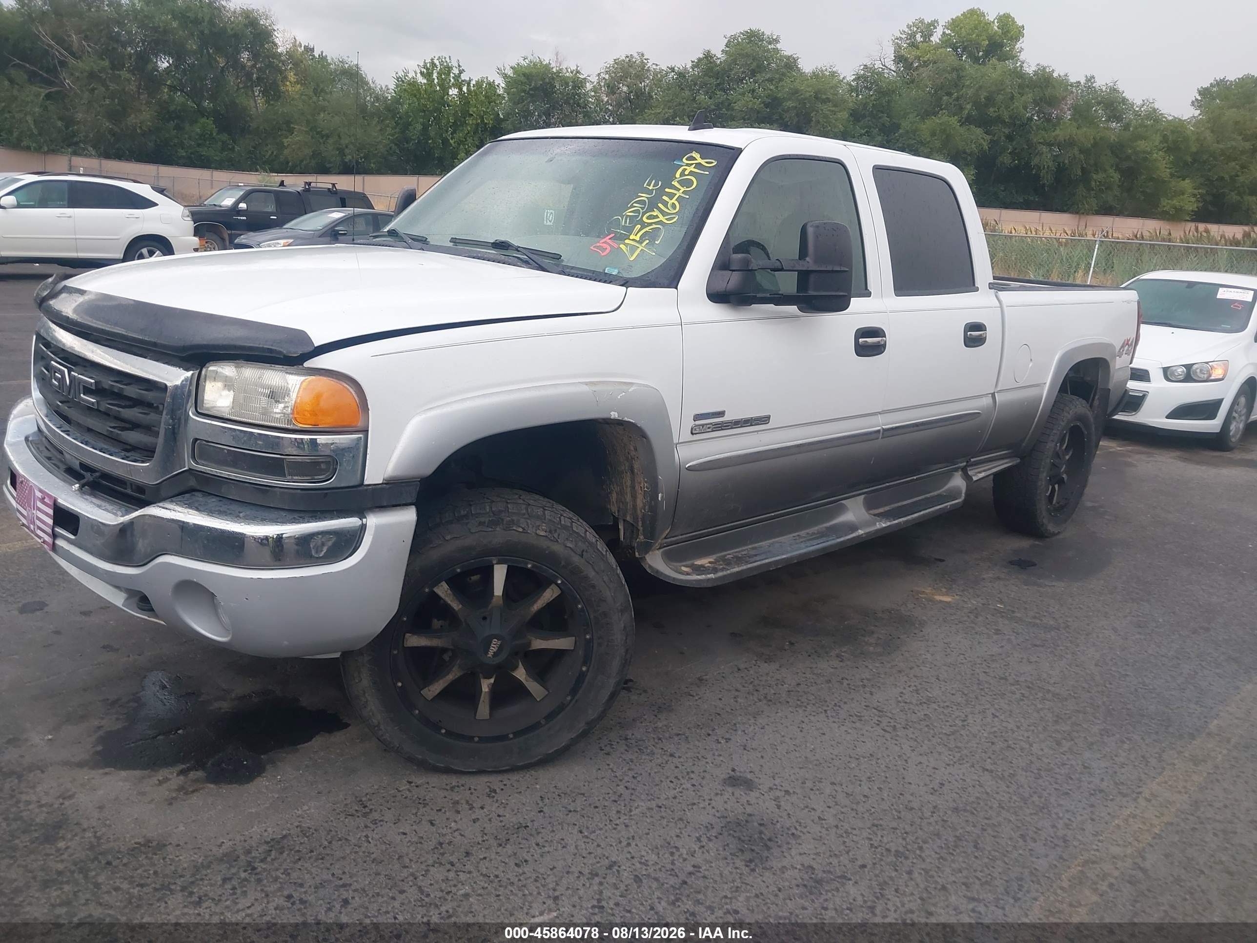 2007 Gmc Sierra 2500hd Classic Slt White vin: 1GTHK23D07F146753
