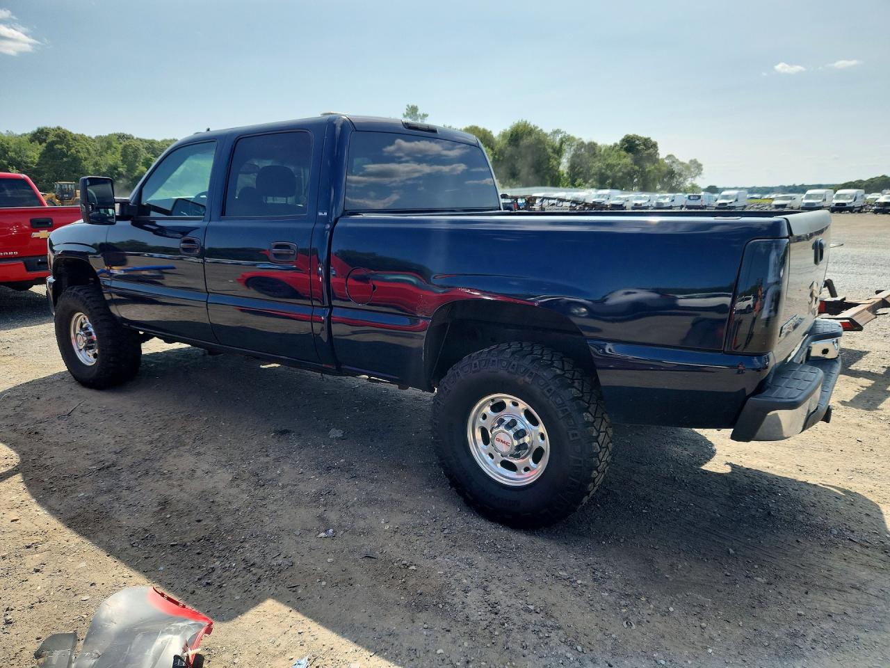 2006 Gmc Sierra K2500 Heavy Duty Blue vin: 1GTHK23D16F140717