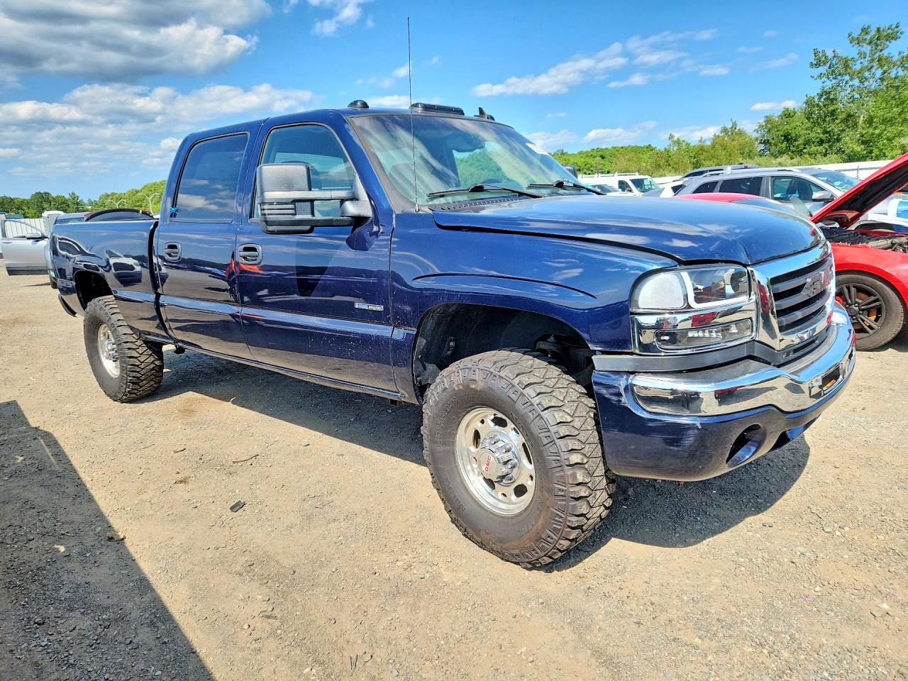2006 Gmc Sierra K2500 Heavy Duty Blue vin: 1GTHK23D16F140717