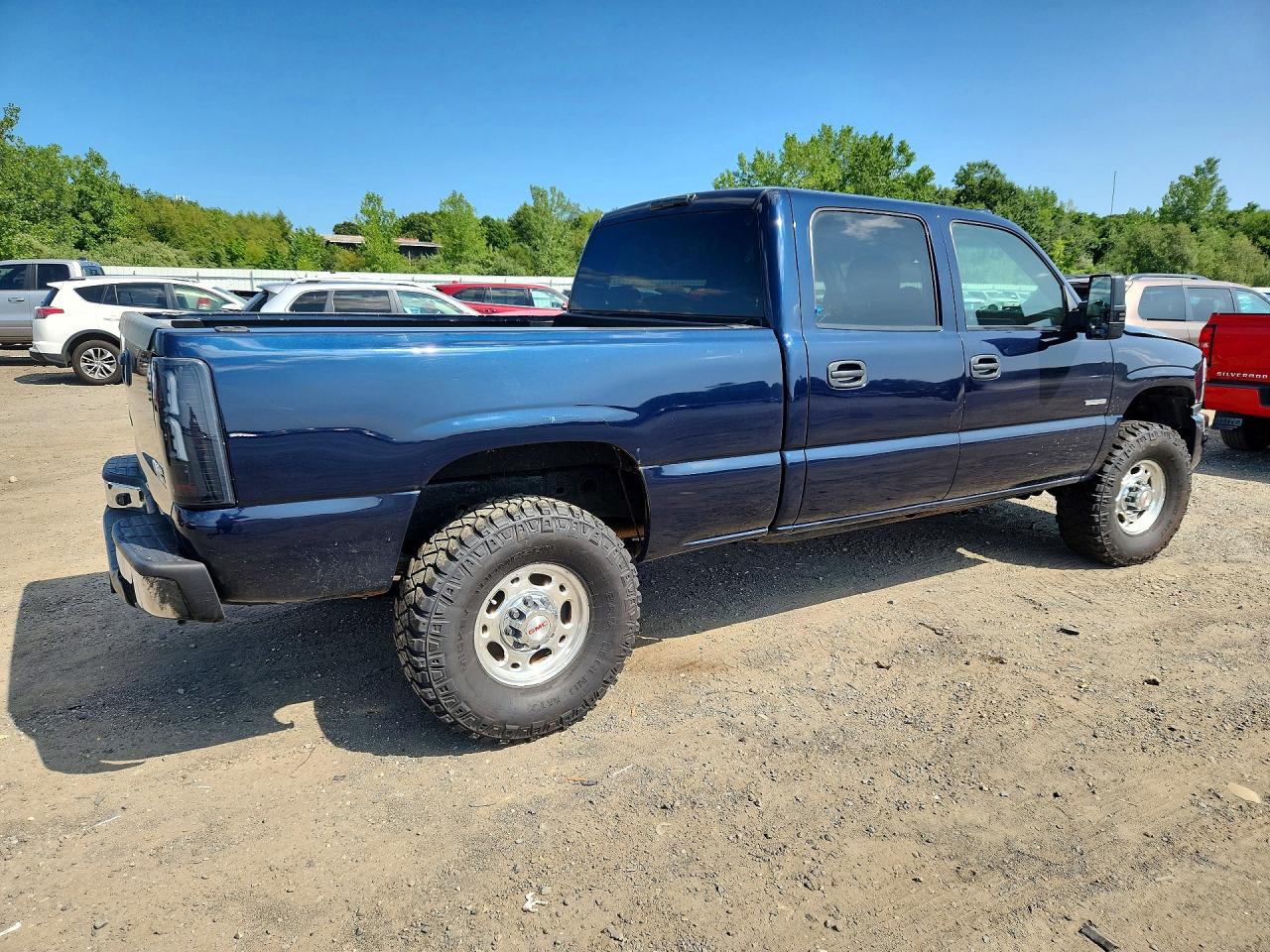 2006 Gmc Sierra K2500 Heavy Duty Blue vin: 1GTHK23D16F140717