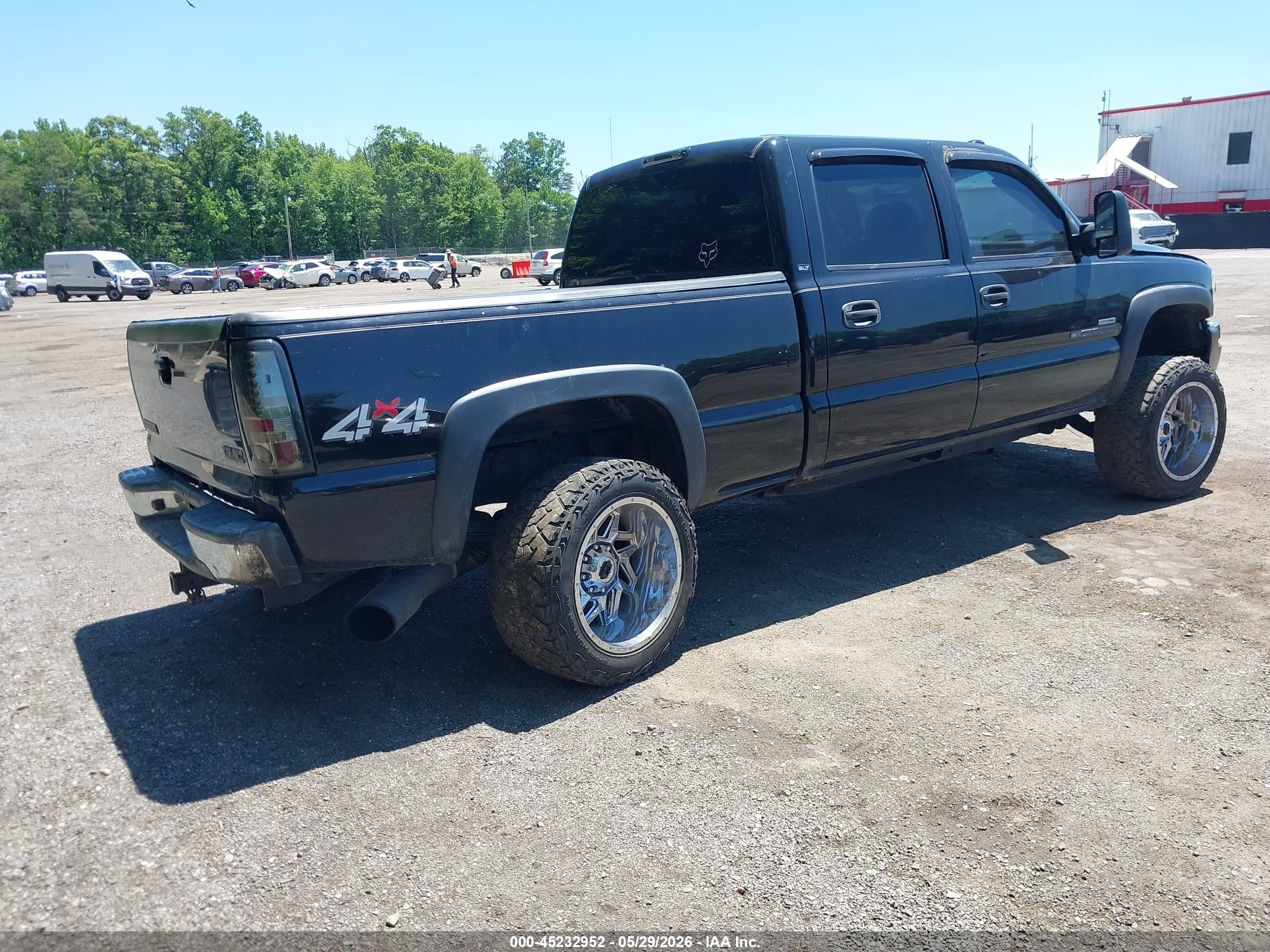 2006 Gmc Sierra 2500hd Slt Black vin: 1GTHK23D16F201113