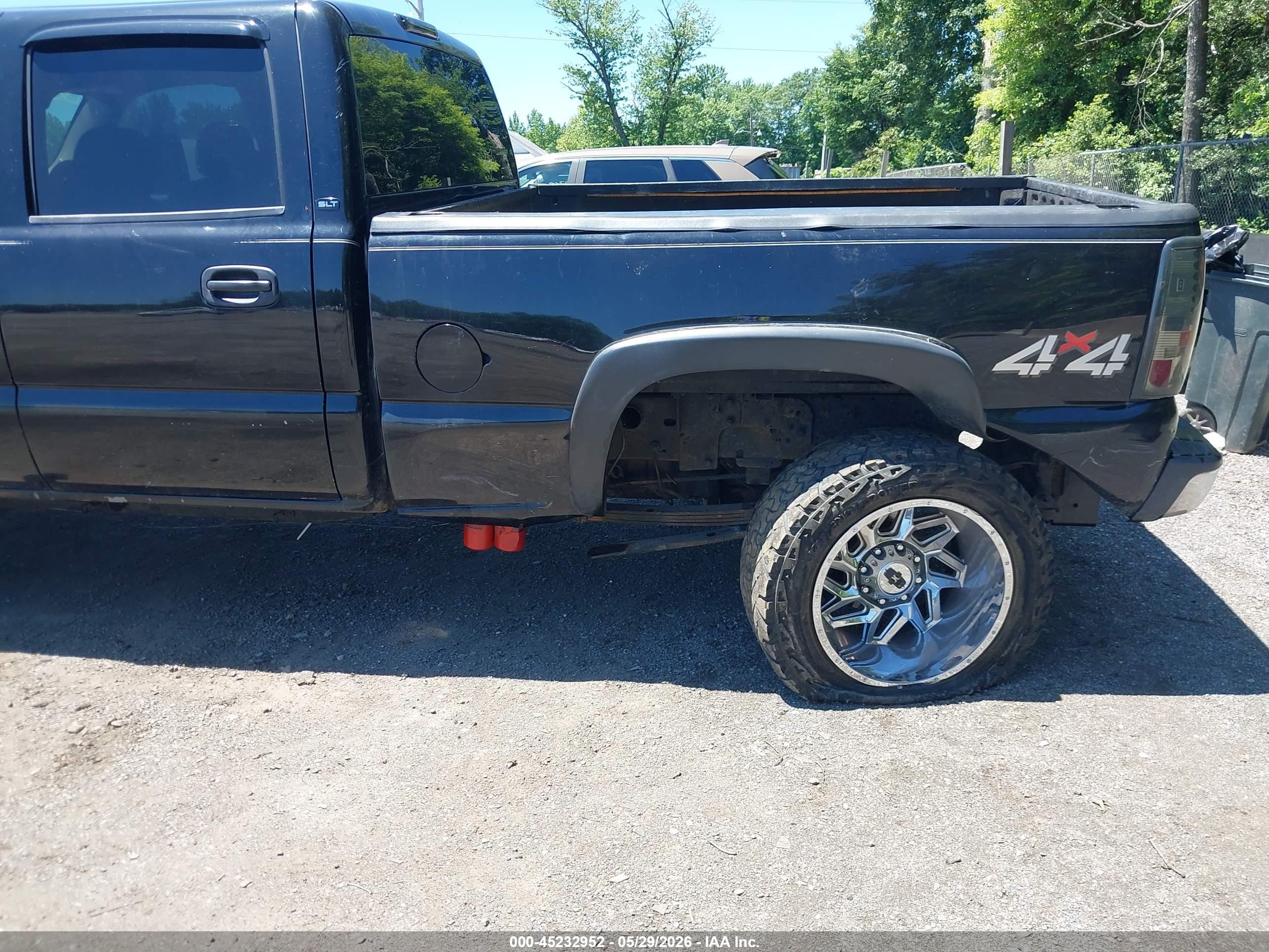 2006 Gmc Sierra 2500hd Slt Black vin: 1GTHK23D16F201113