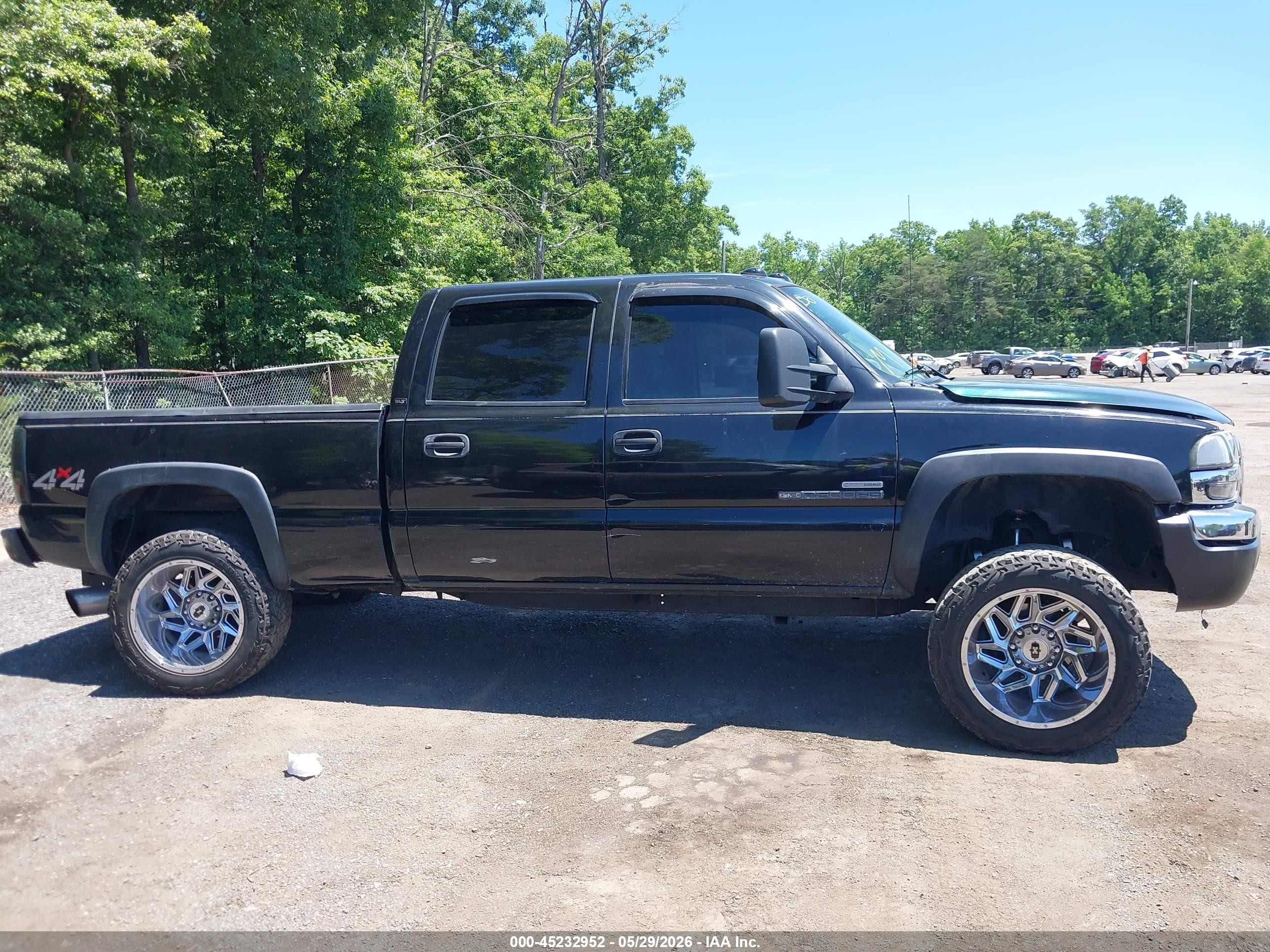 2006 Gmc Sierra 2500hd Slt Black vin: 1GTHK23D16F201113