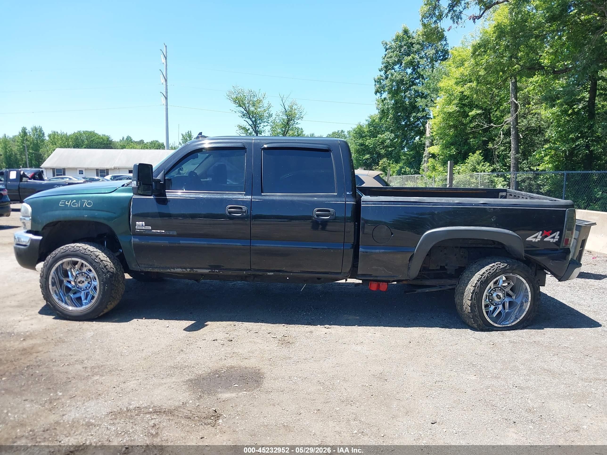 2006 Gmc Sierra 2500hd Slt Black vin: 1GTHK23D16F201113