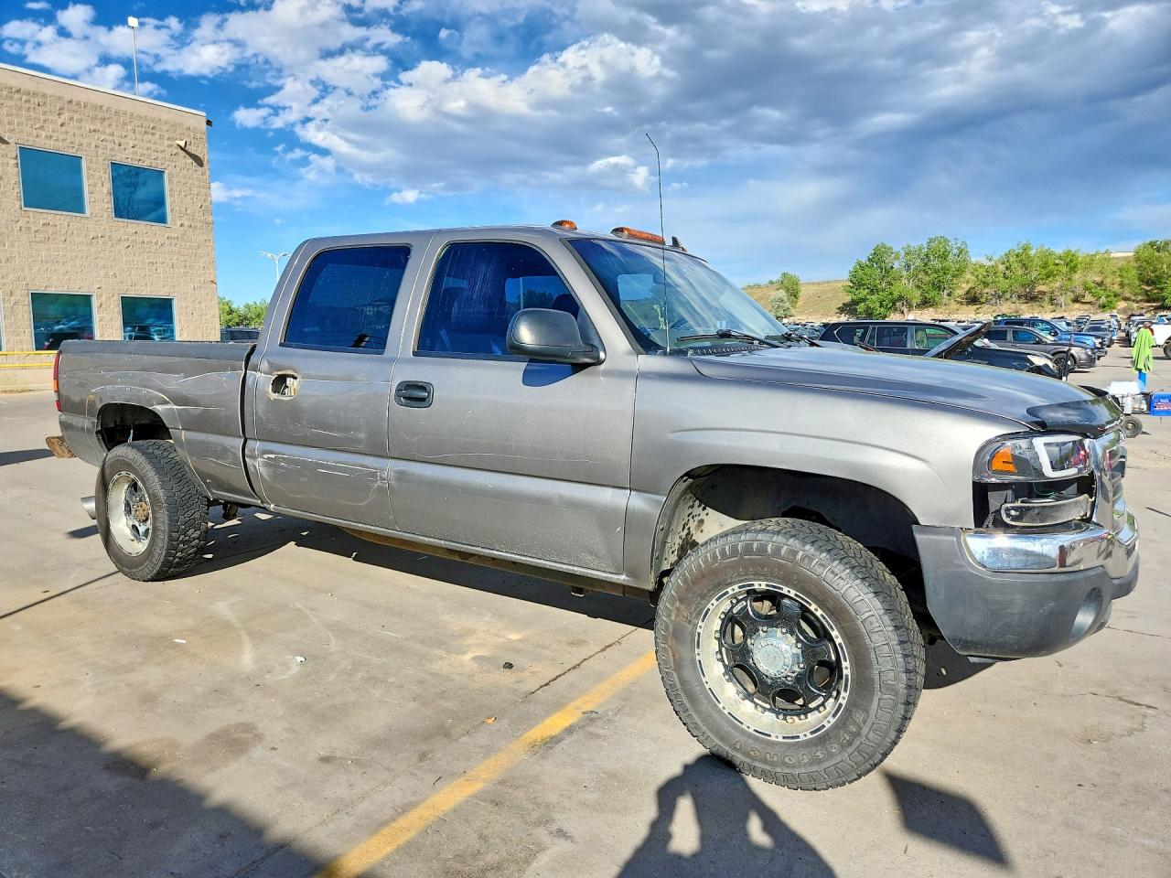 2006 Gmc Sierra K2500 Heavy Duty Gray vin: 1GTHK23D16F227016