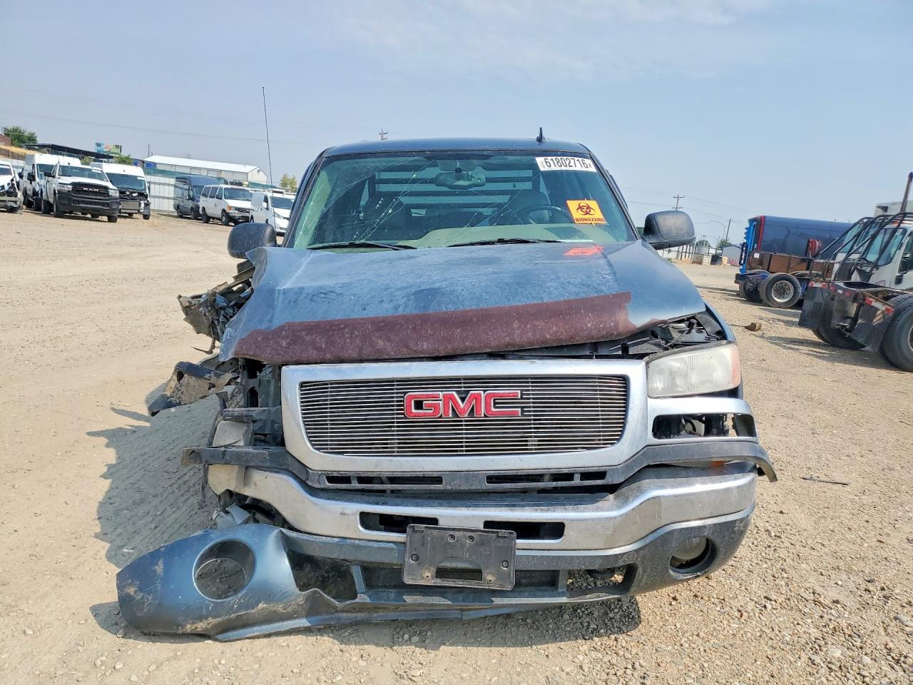 2007 Gmc Sierra K2500 Heavy Duty Gray vin: 1GTHK23D17F184816